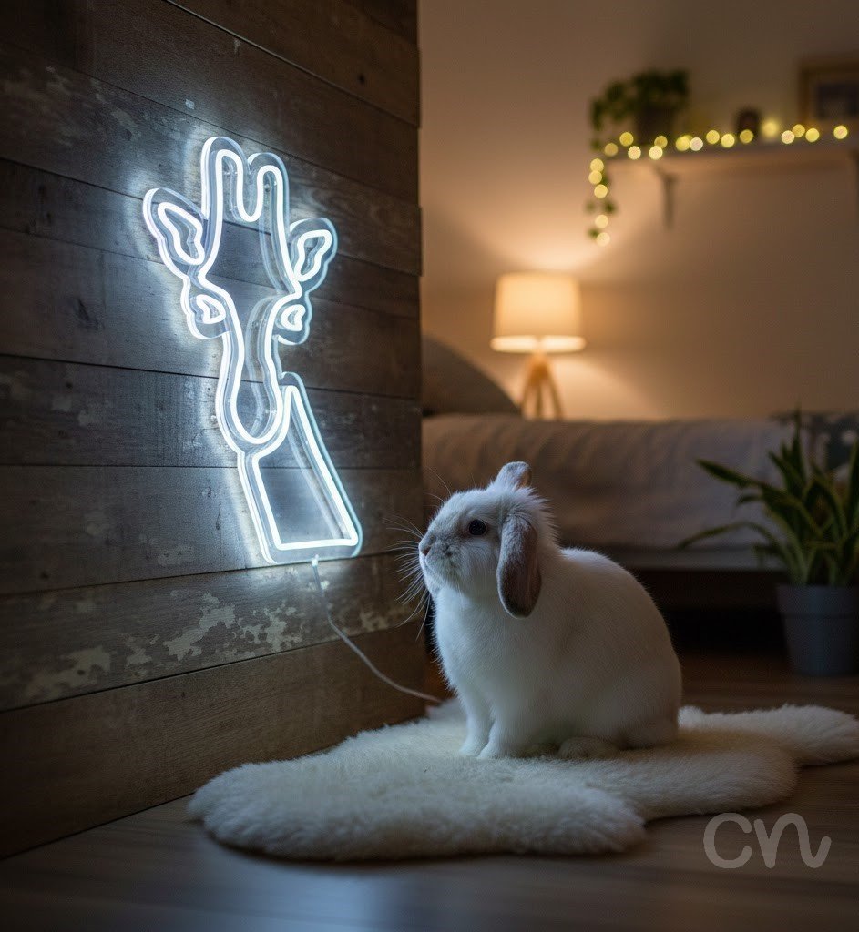 Custom Neon | Giraffe Neon Sign | 24x18 | Warm White | Bright, Unique Animal Decor 2