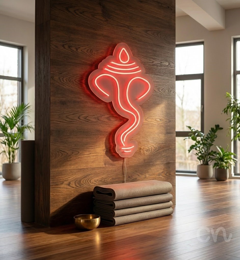 Custom Neon | Elephant Head Neon Sign | 24x16 | Red Color for Home and Bar Decor 2