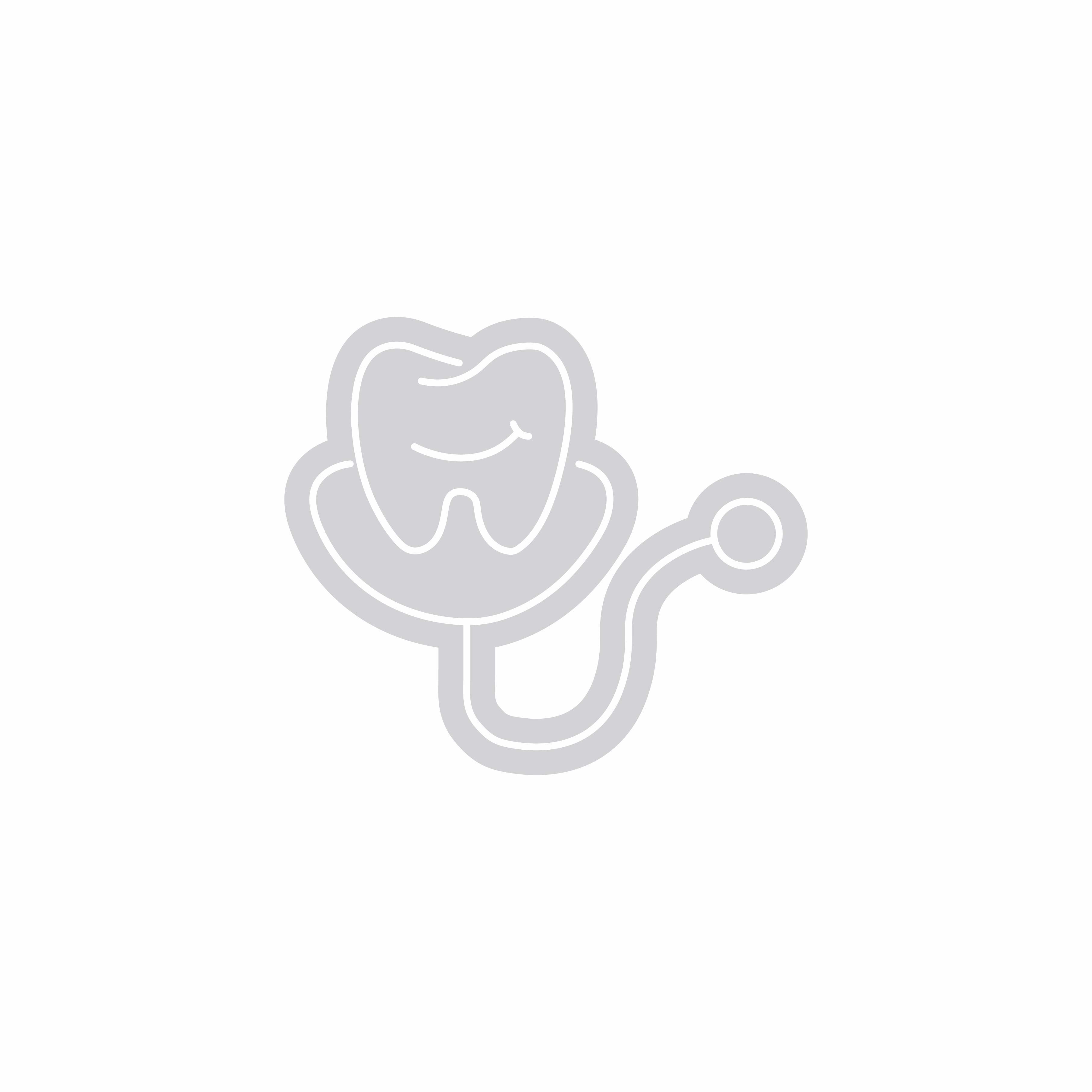 Custom Neon | Tooth and Stethoscope Neon Sign | 21x24 | Warm White 3