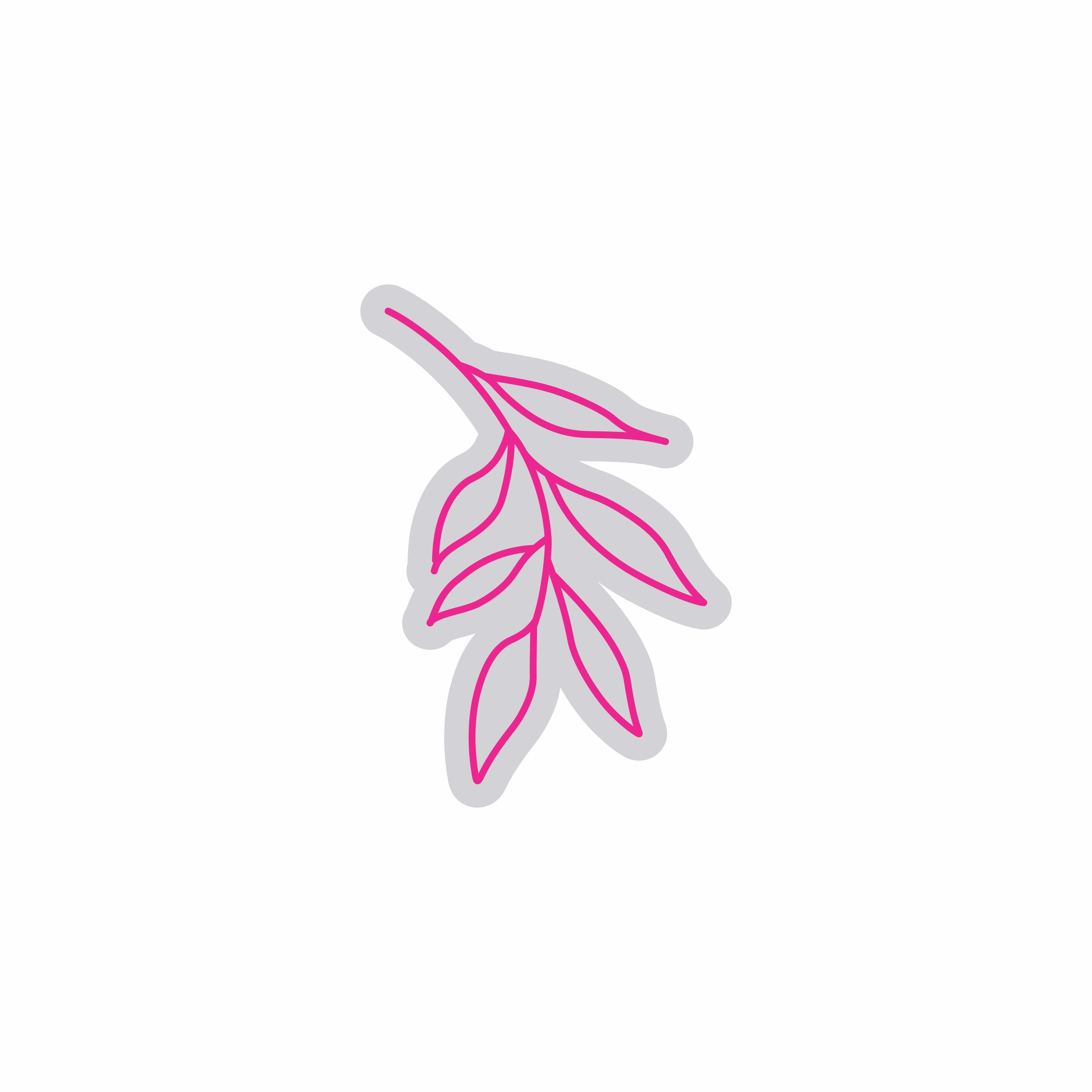 Custom Neon | Leaf Design Neon Sign | 24x17 | Hot Pink Light for Home Bar Decor 3