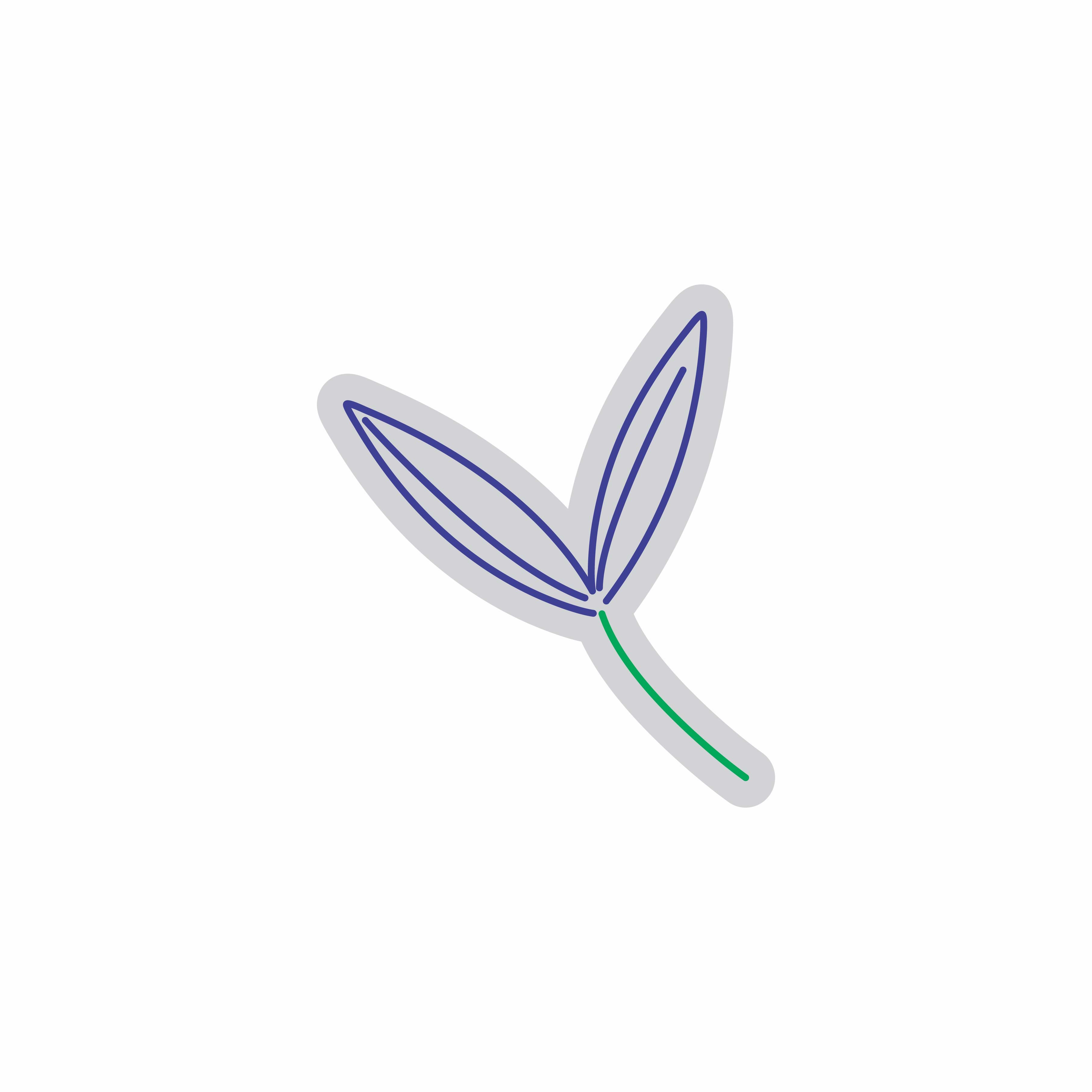 Custom Neon | Leaf Design Neon Sign | 24x21 Inches | Green and Purple Neon Sign 3