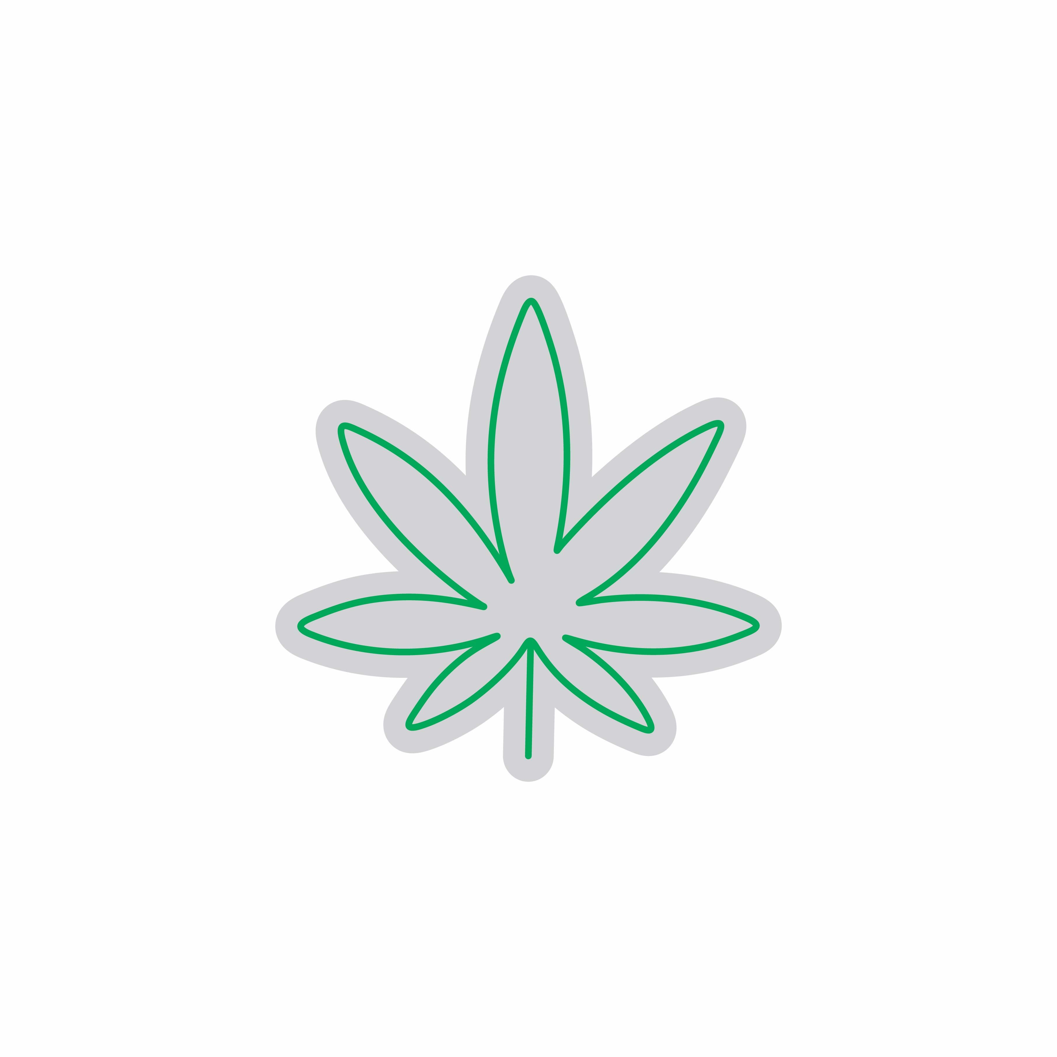 Custom Neon | Leaf Design Neon Sign | 24x24 | Green Neon Sign for Home Decor 3