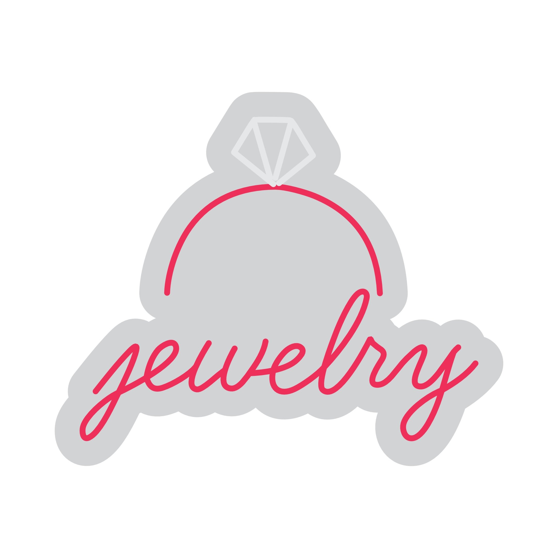 Custom Neon | Jewelry Neon Sign | 20x24 | Hot Pink Neon Sign for Unique Home Decor 3