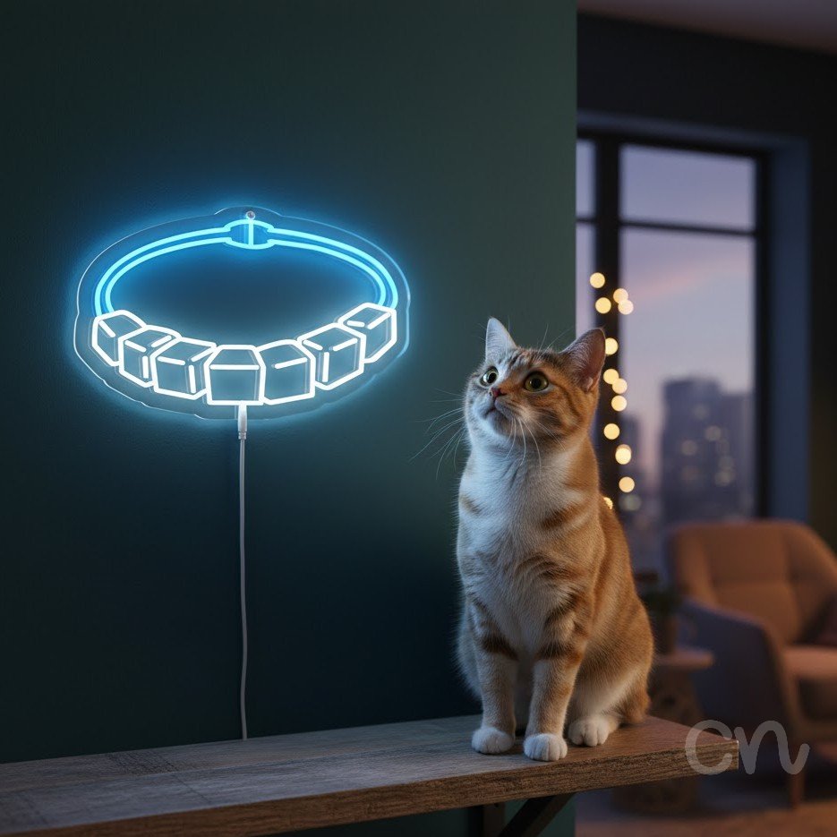 Custom Neon | Bracelet Design Neon Sign | 16x26 | Ice Blue 2