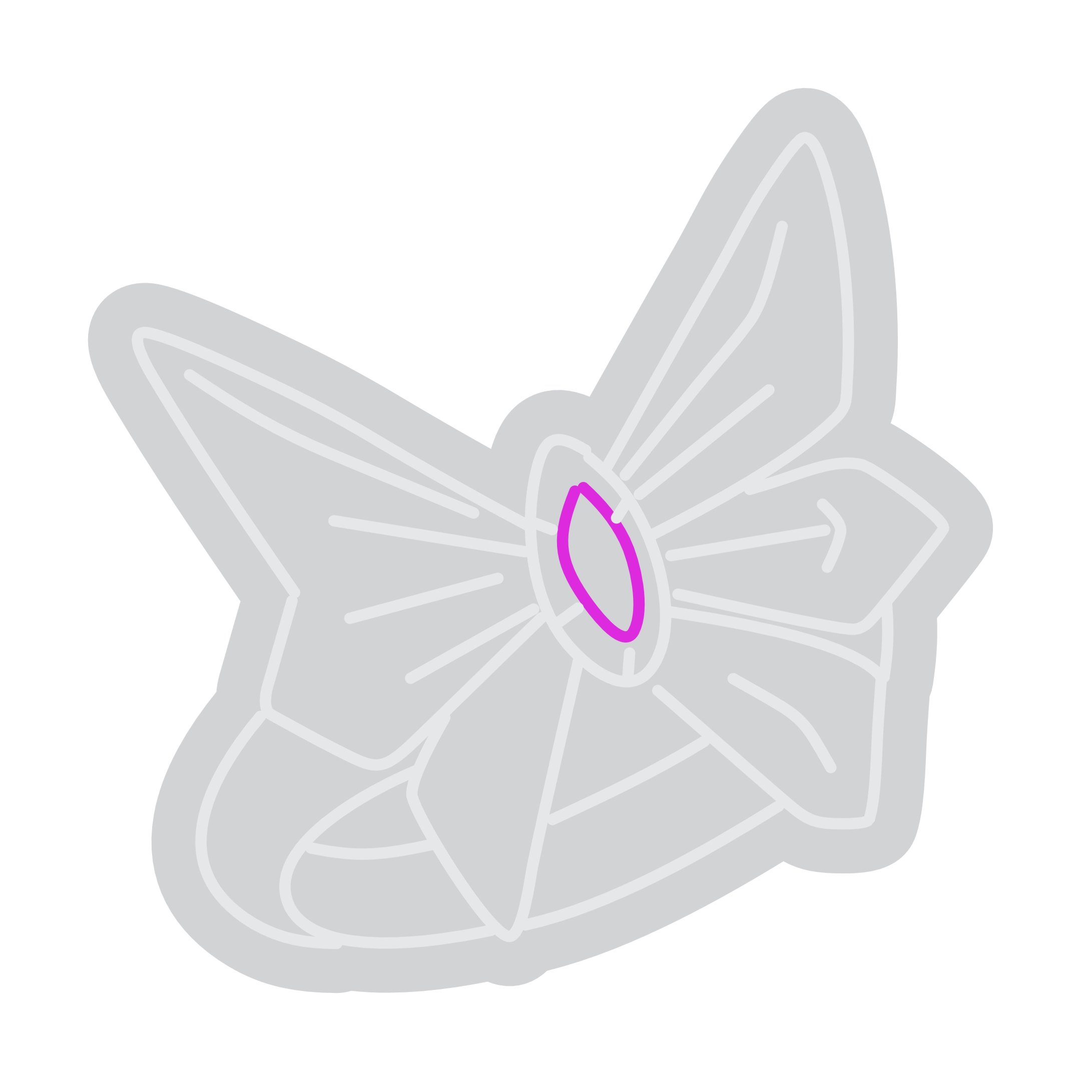 Custom Neon | Bow Design Neon Sign | 25x25 | Hot Pink Stylish Neon Sign for Home Decor 3