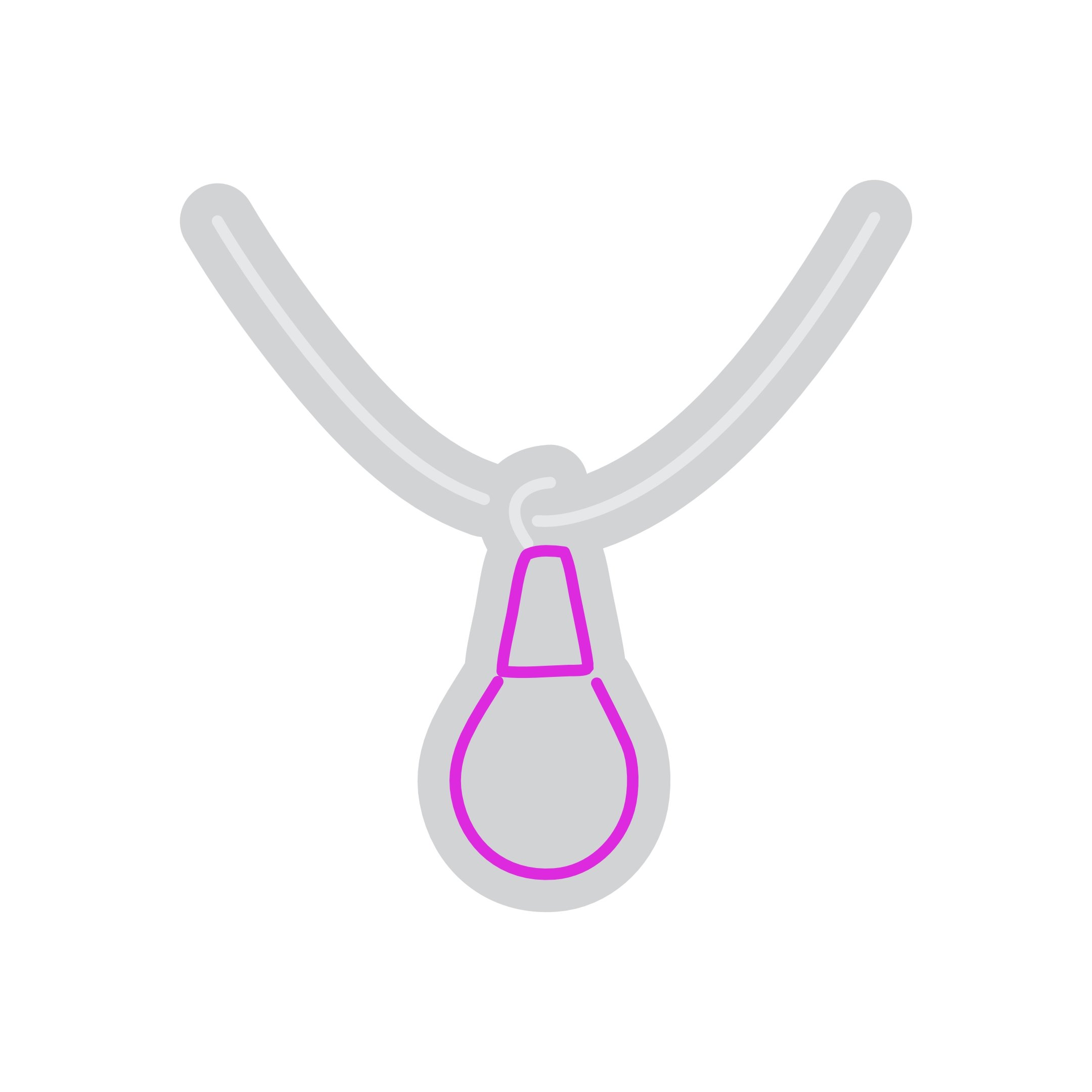 Custom Neon | Light Bulb Neon Sign | 20x20 | Hot Pink 3