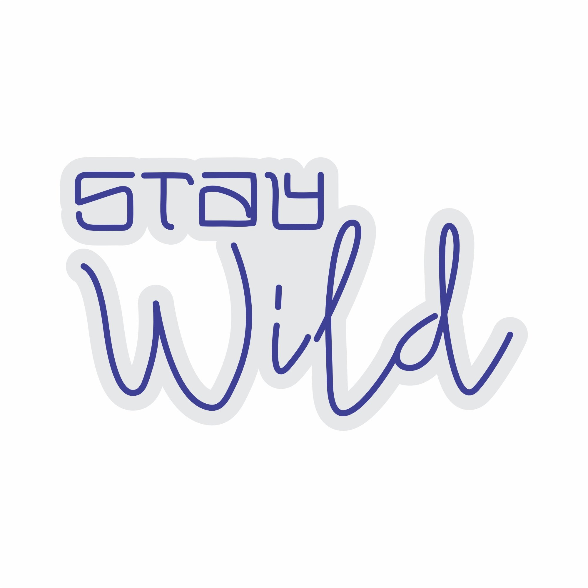 Custom Neon | Stay Wild Neon Sign | 14x24 | Blue Neon Sign for Bedroom Wall Decor 3