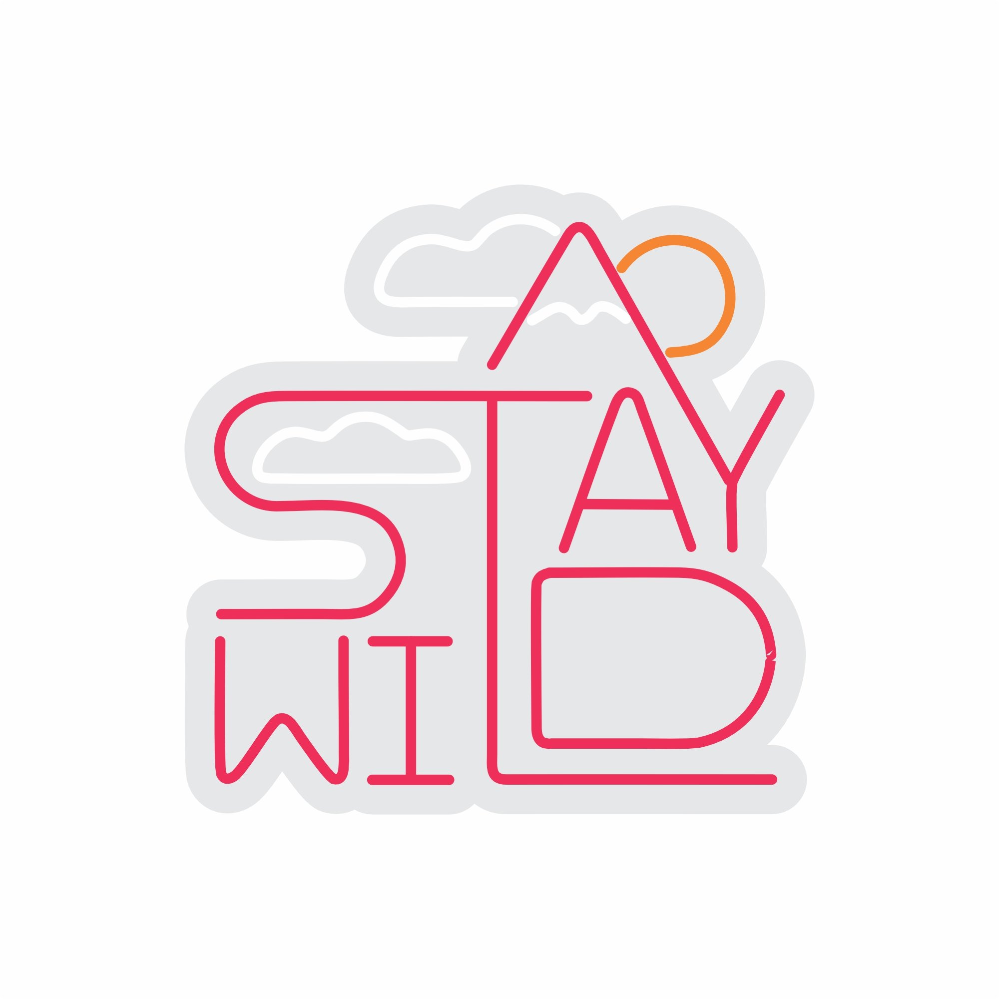 Custom Neon | Stay Wild Neon Sign | 19x19 | Hot Pink 3