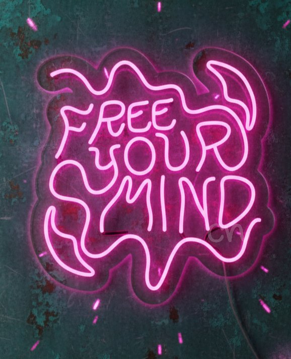 Custom Neon | Open Mind Neon Sign |20x24