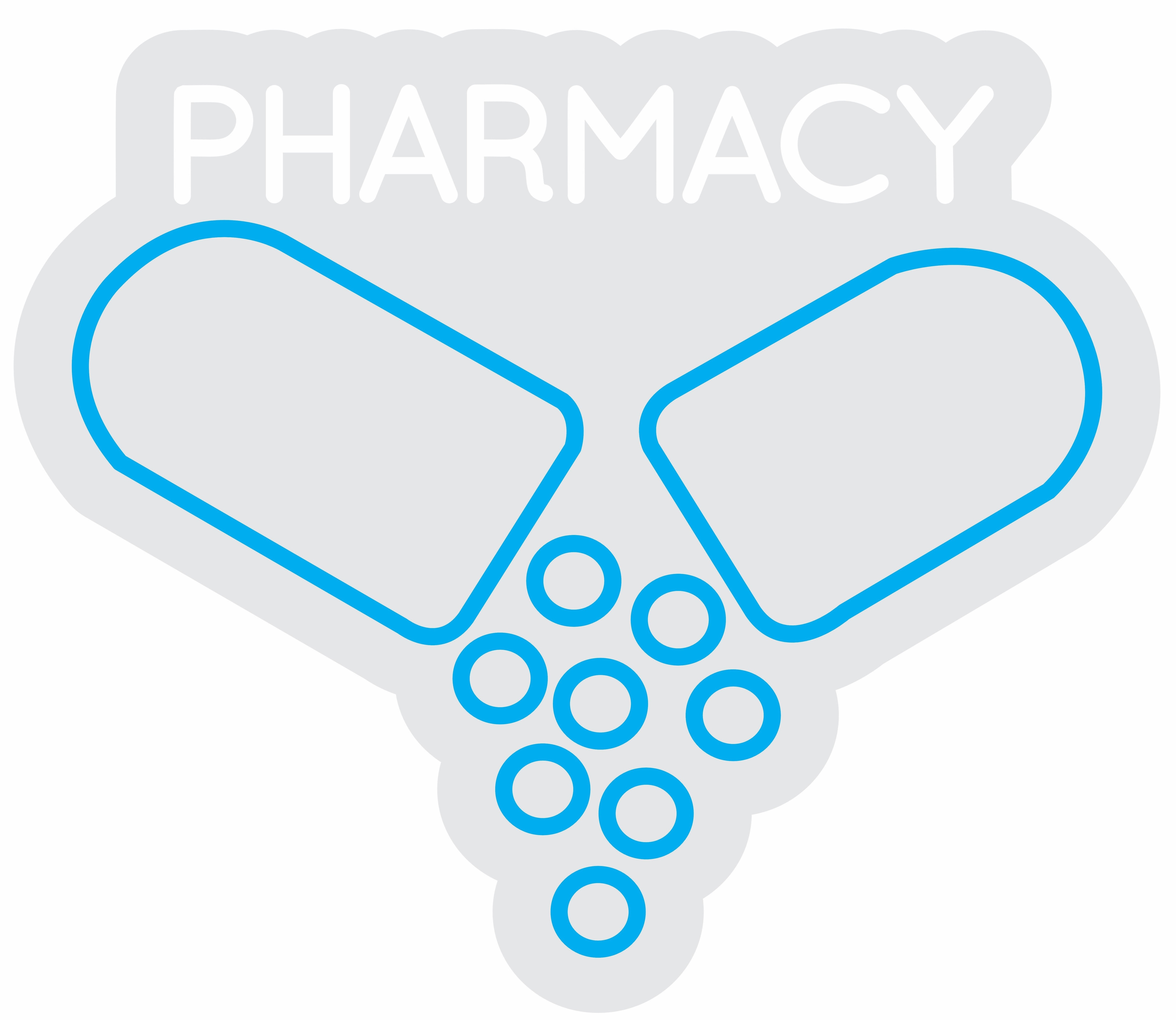 Custom Neon | Pharmacy Neon Sign | 18x21 | White Blue Neon Sign for Pharmacy Decor 3