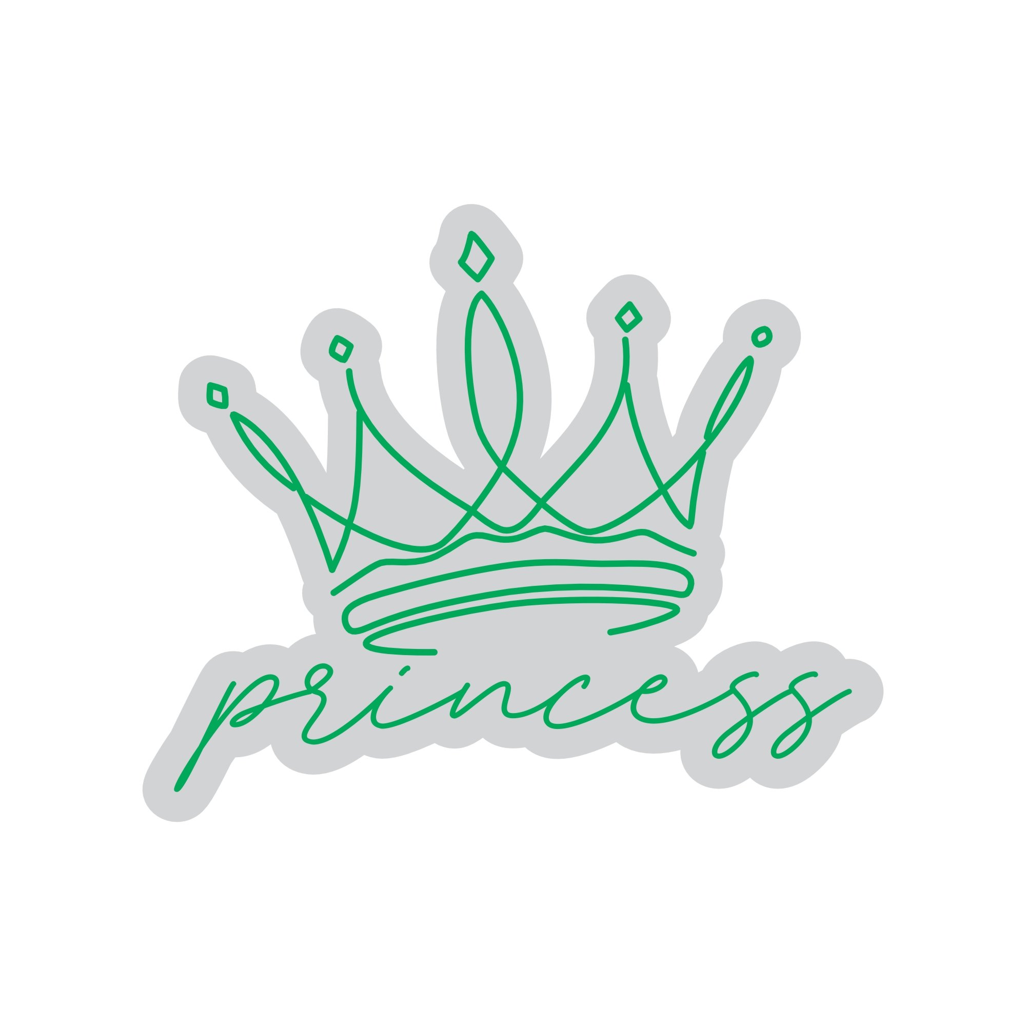 Custom Neon | Princess Neon Sign | 30x36 | Green Neon Sign for Bedroom Decor 3