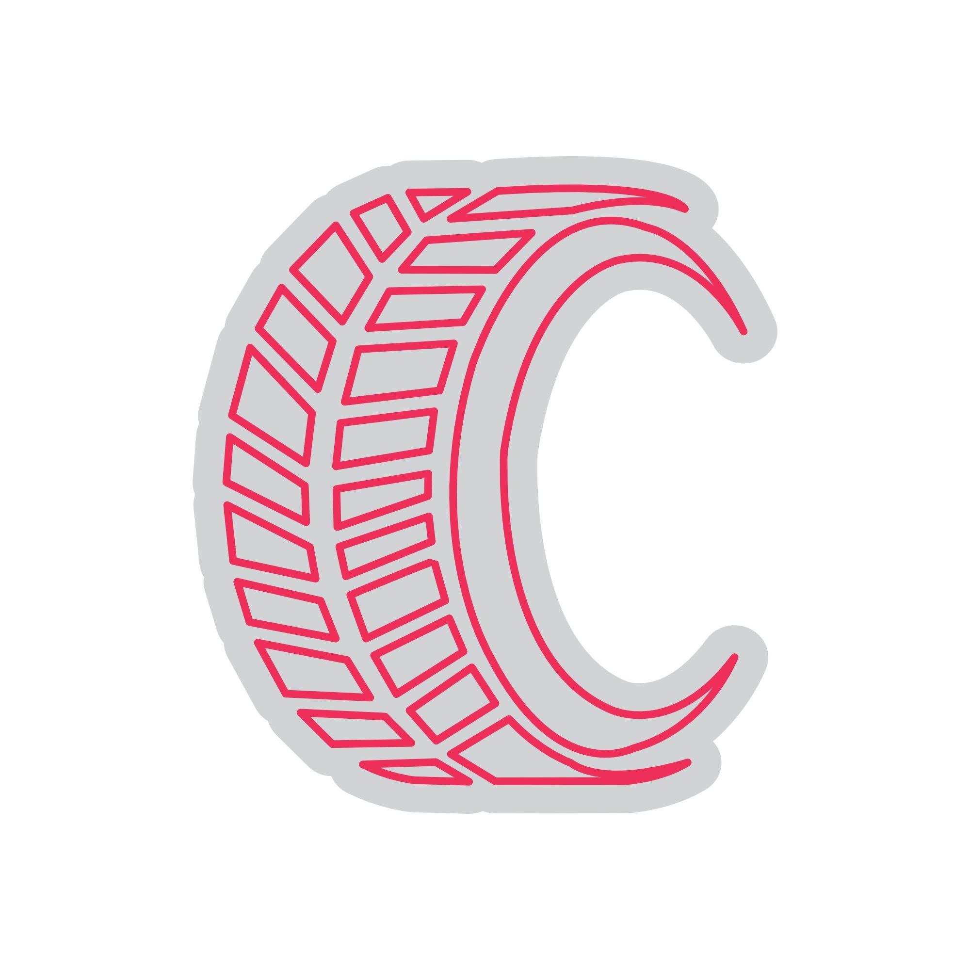 Custom Neon | Tire Design Neon Sign | 27x24 | Red Neon Sign for Garage Decor 3