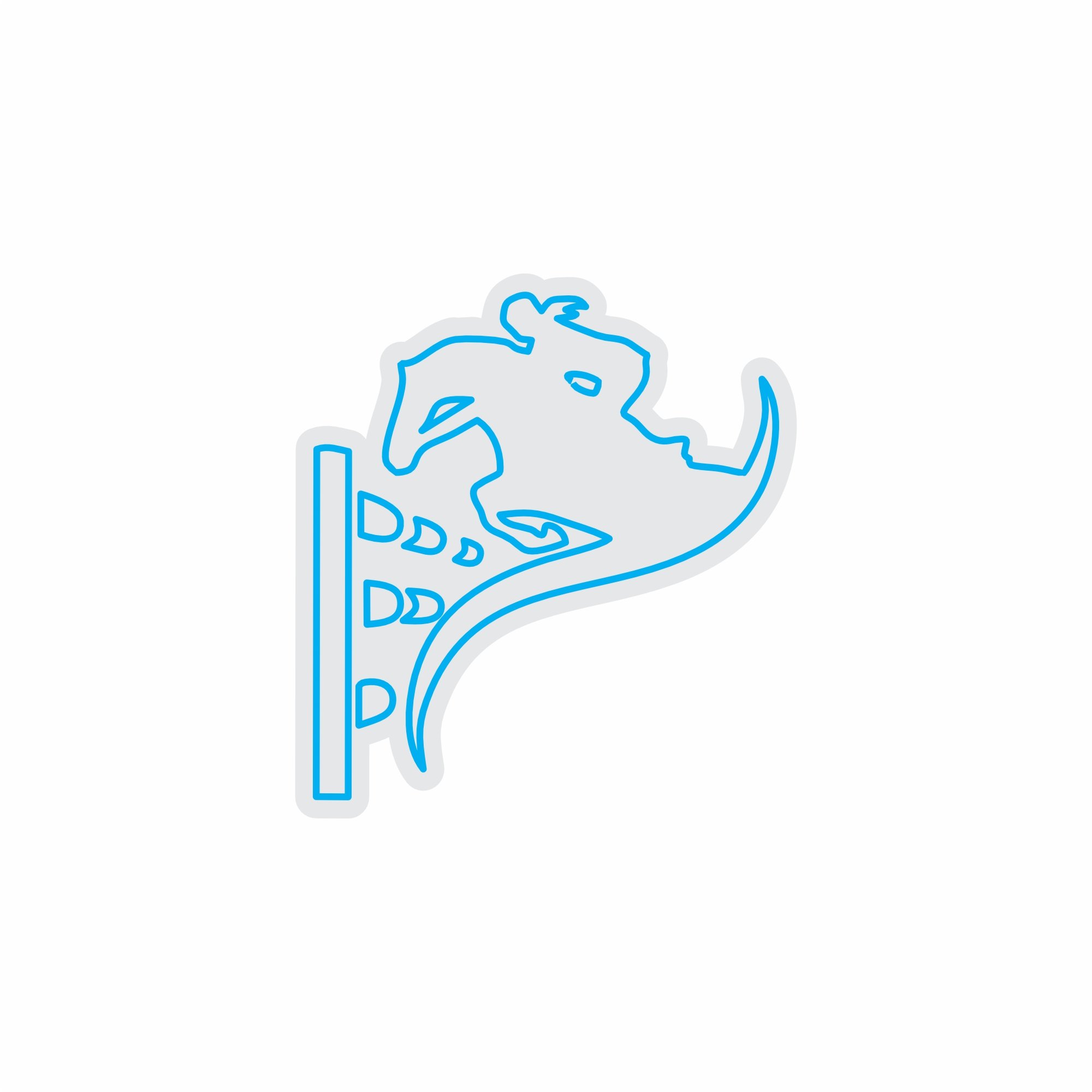 Custom Neon | Bull Rider Neon Sign | 25x23 | Ice Blue Neon Sign for Wall Decor 3