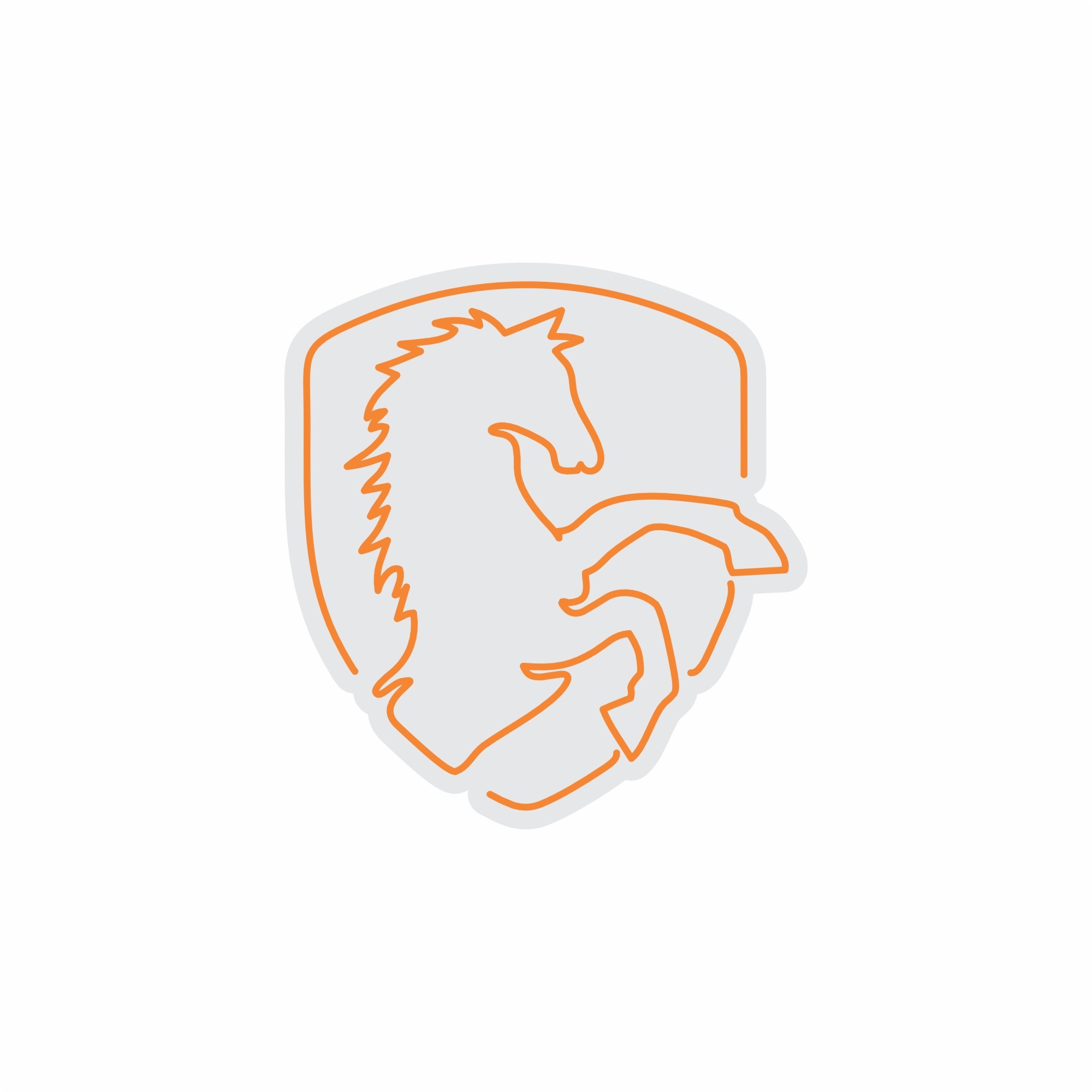 Custom Neon | Horse Head Neon Sign | 26x24 Inch | Orange Neon Sign for Home Decor 3