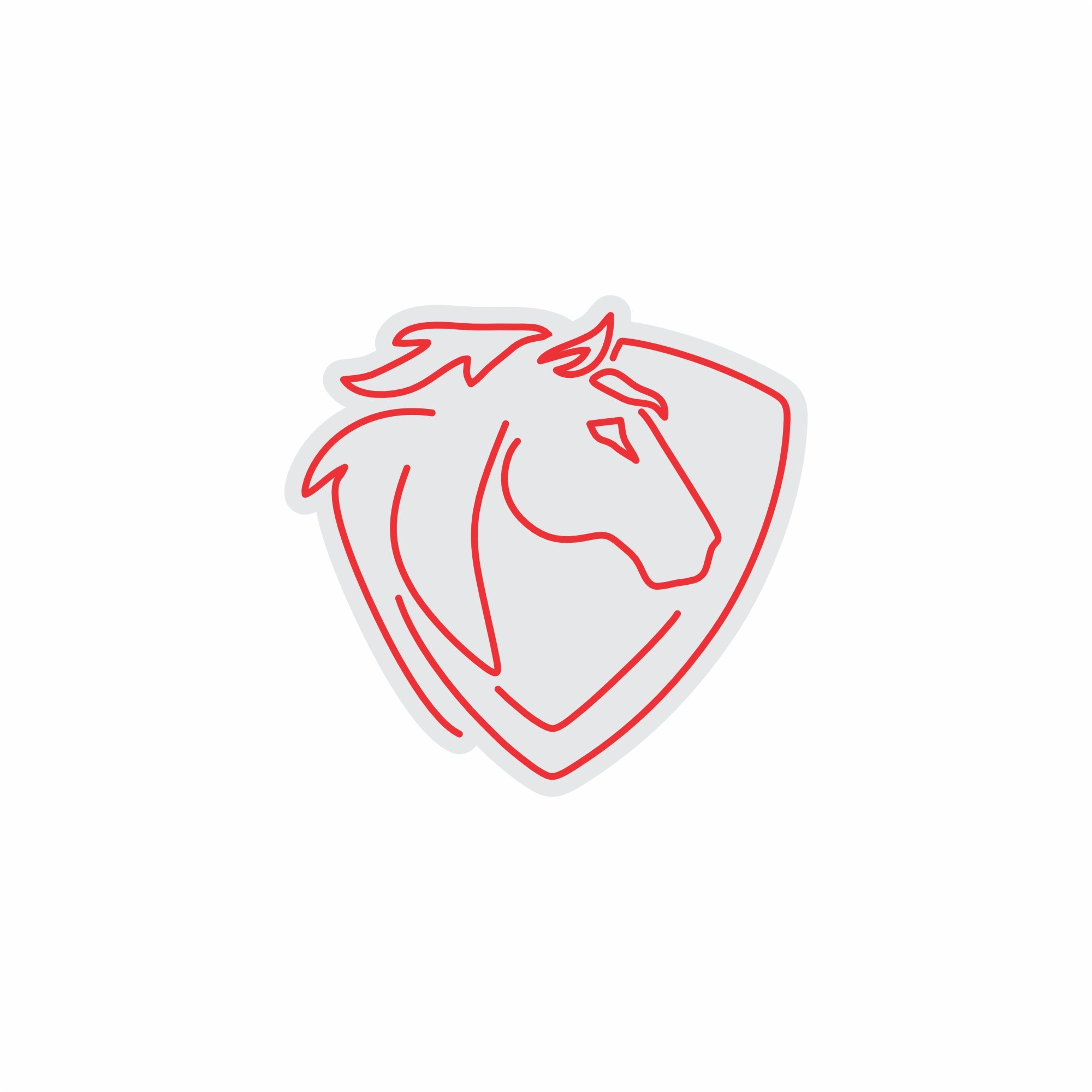 Custom Neon | Horse Head Neon Sign | 23x24 Inch | Red Neon Sign for Horse Lovers 3