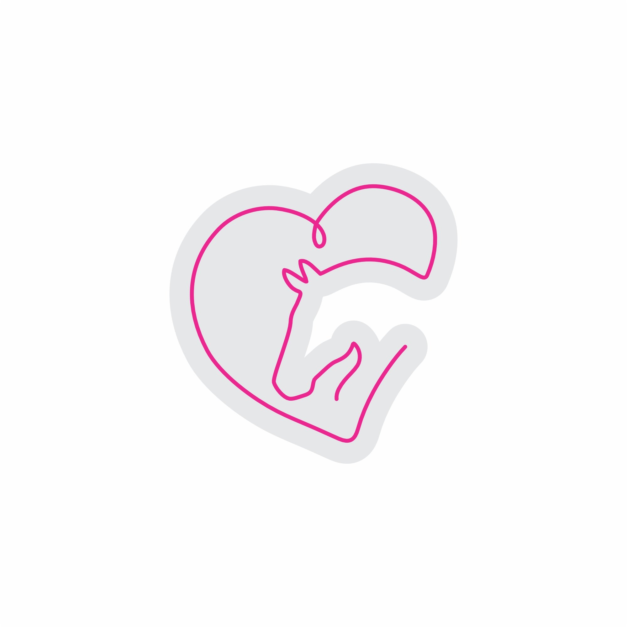 Custom Neon | Horse Head Neon Sign | 24x23.jp | Hot Pink Color for Bedroom Decor 3