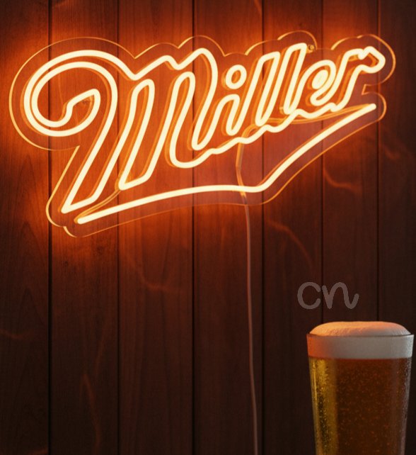 Custom Neon | Neon Flex Miller Sign | 12x24