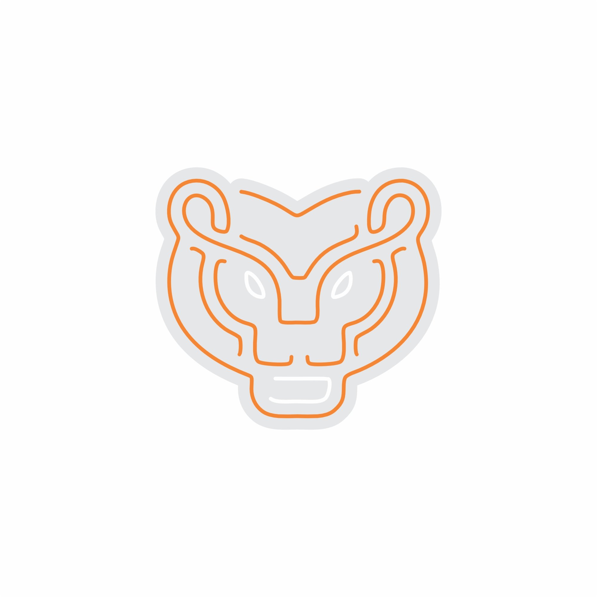 Custom Neon | Tiger Face Neon Sign | 22x24 Inches | Orange Neon Sign for Room Decor 3