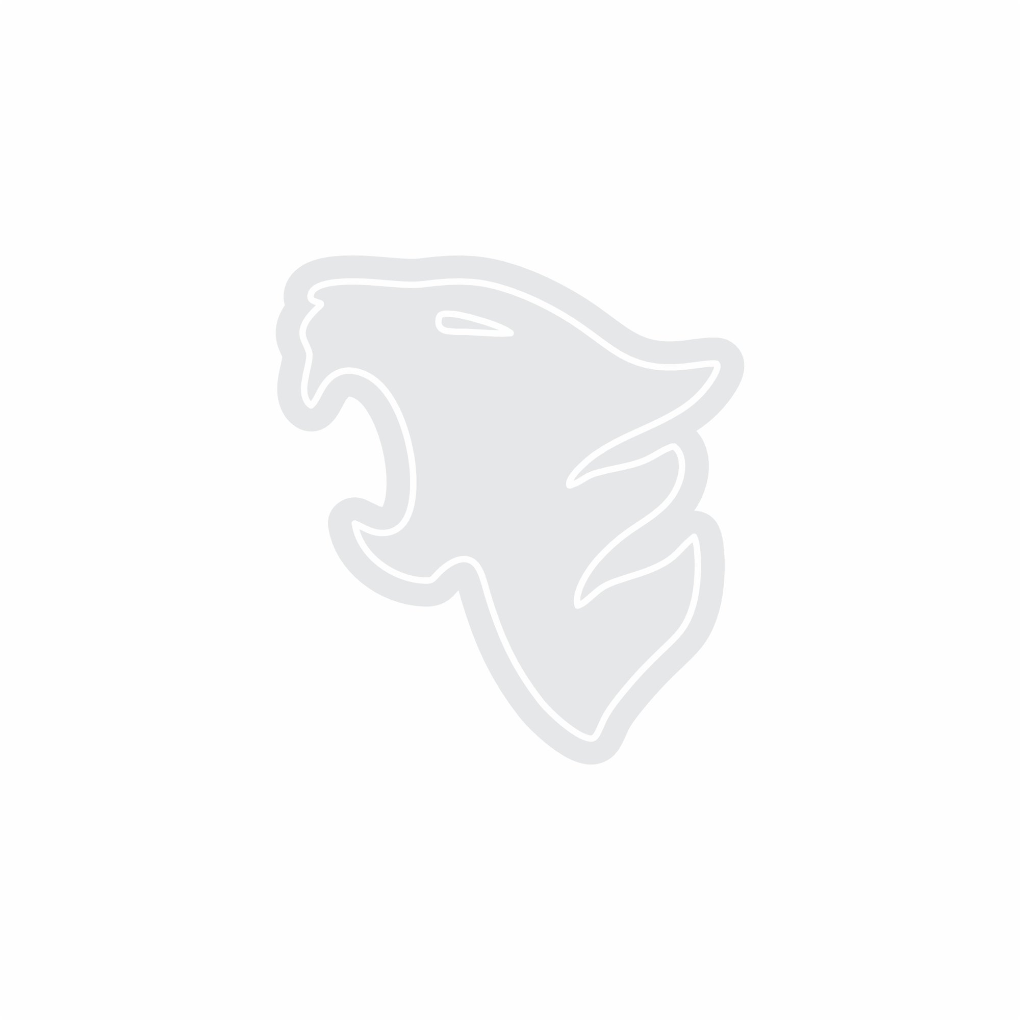 Custom Neon | Abstract Lion Head Neon Sign | 25x23 Inches | Warm White 3