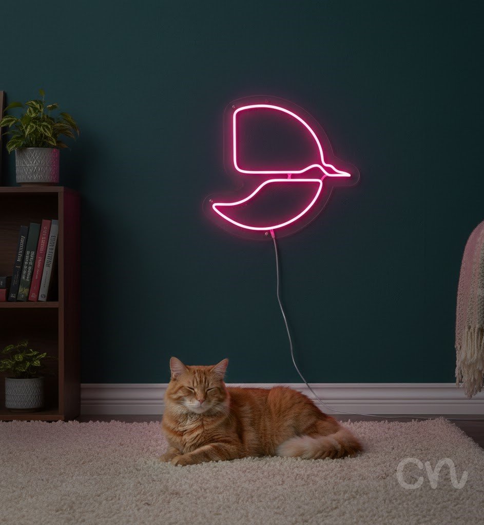 Custom Neon | Butterfly Neon Sign | 21x24.jp | Pink Neon Sign for Bedroom Decor 2