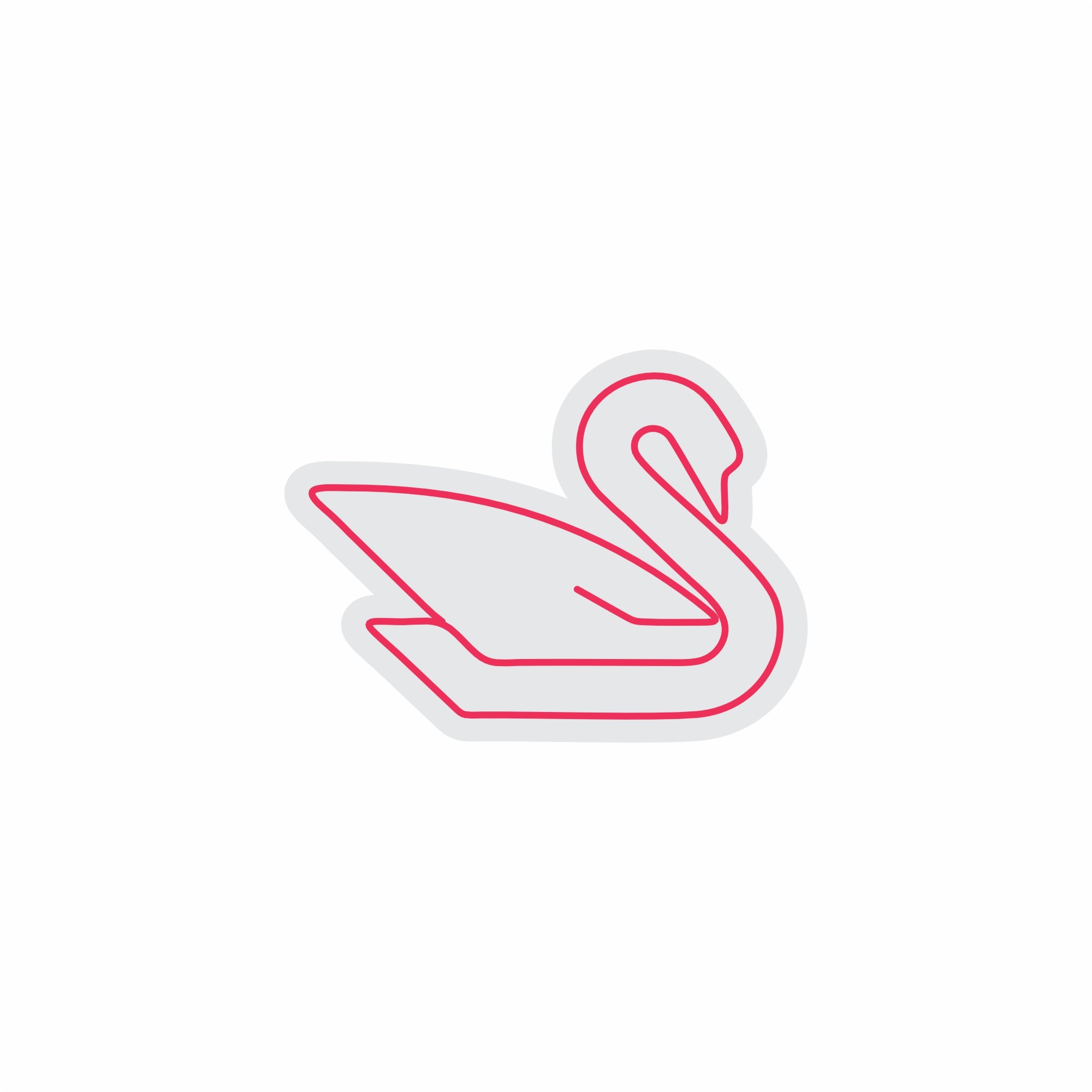 Custom Neon | Swan Neon Sign | 21x24 | Hot Pink Neon Sign for Bedroom Bar Party Decor 3
