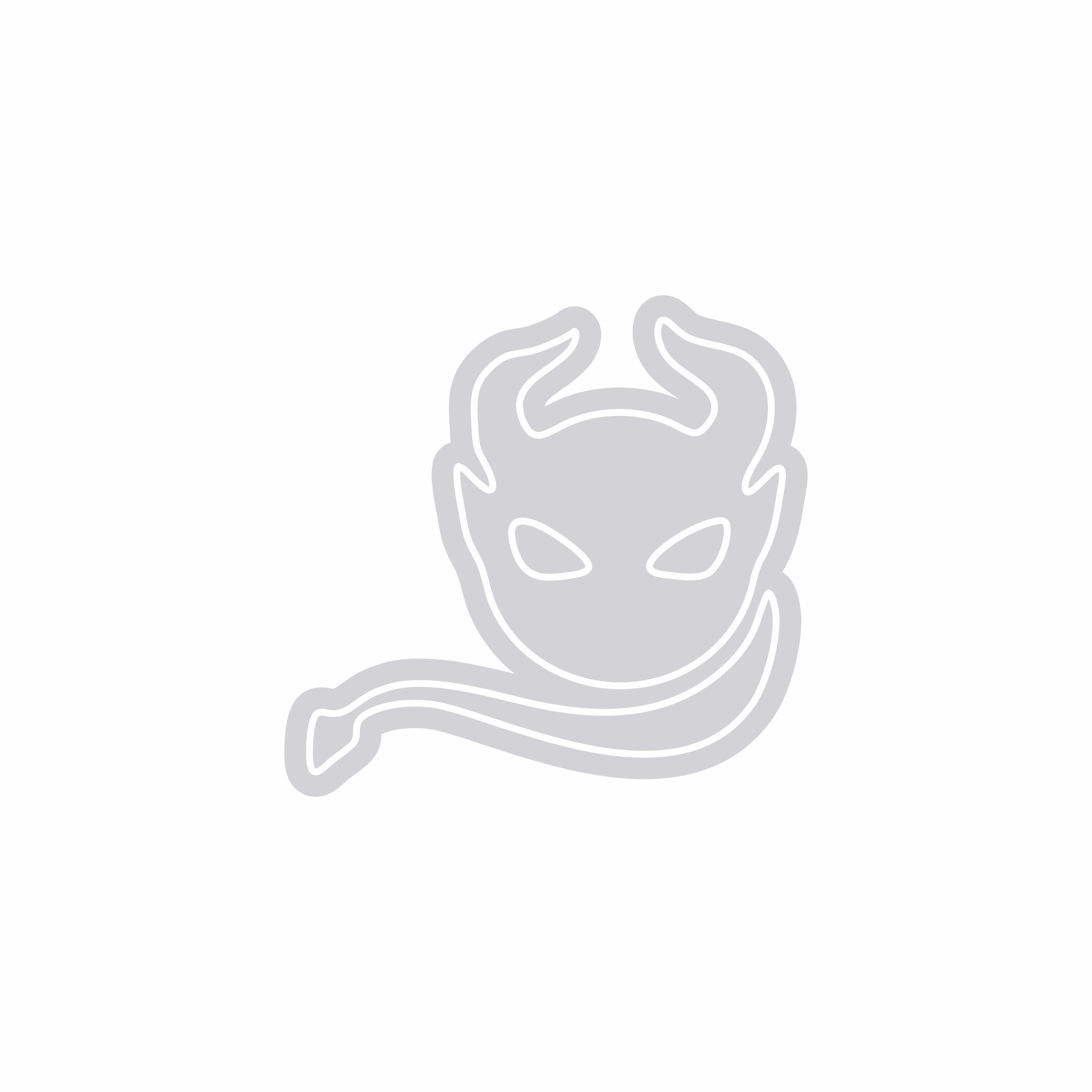 Custom Neon | Devil Face Neon Sign | 23x24 Inches | White Neon Sign for Room Decor 3