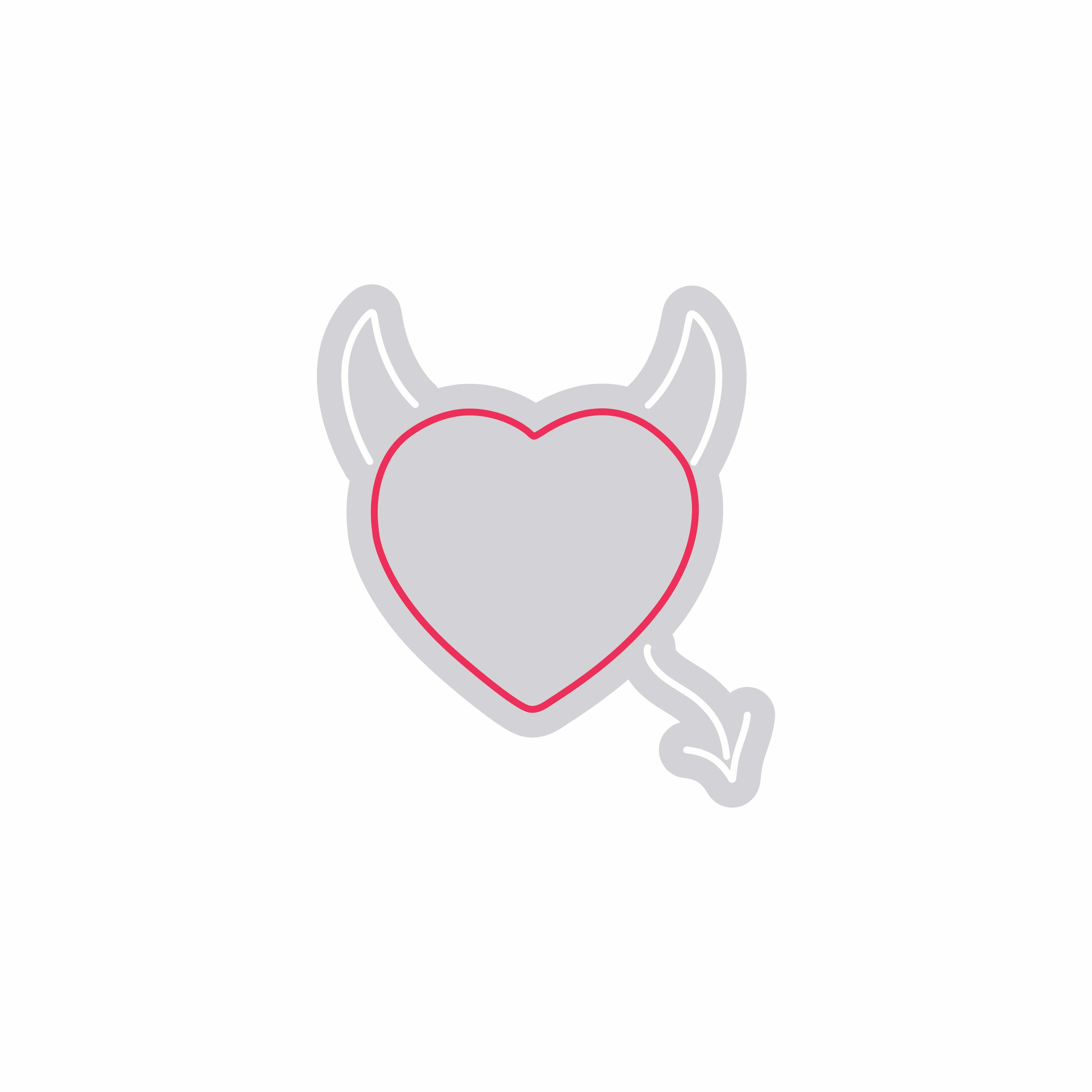 Custom Neon | Devil Heart Neon Sign | 24x21 Inches | Red Neon Sign for Home Decor 3