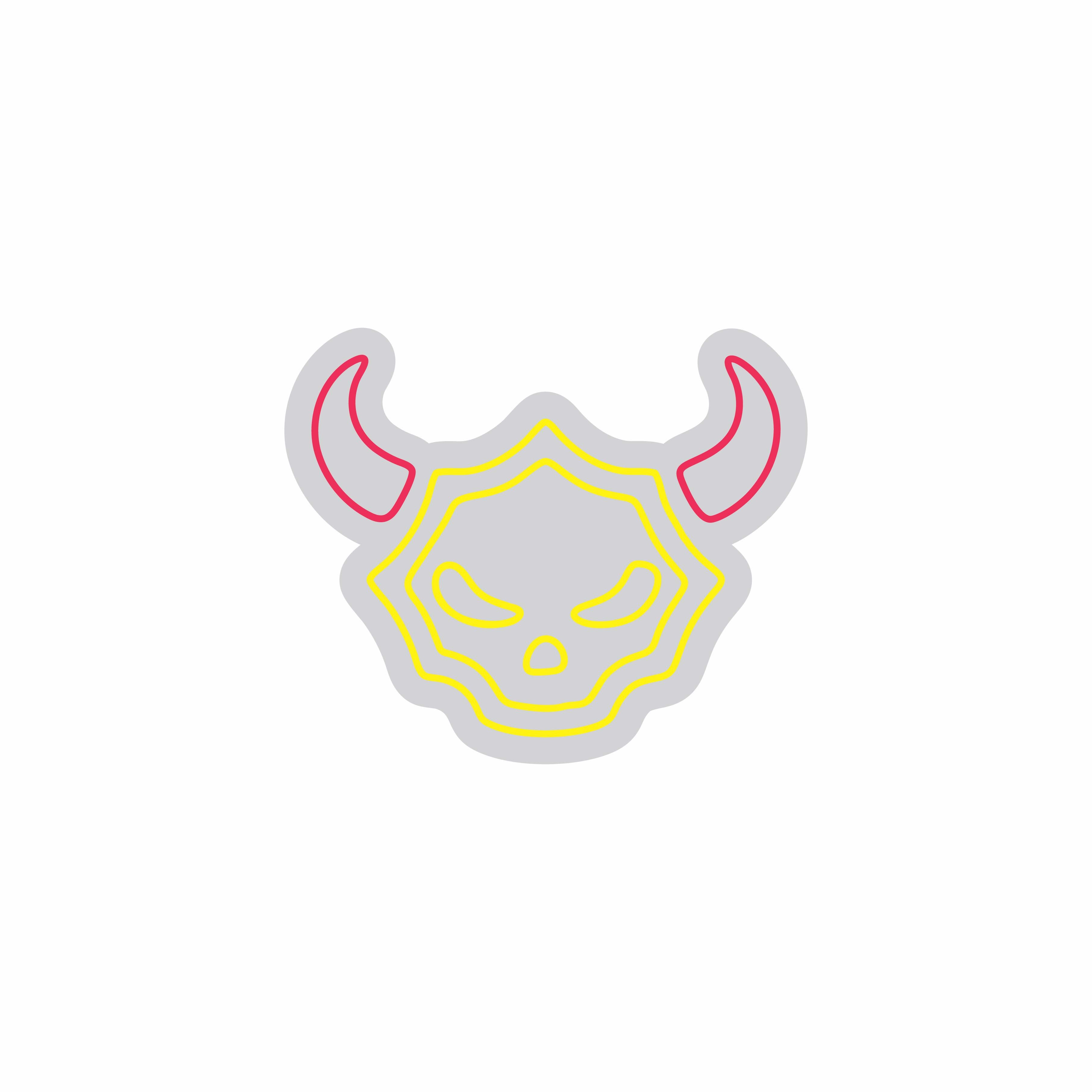 Custom Neon | Devil Skull Neon Sign | 20x24 | Yellow and Red Neon Sign for Decor 3