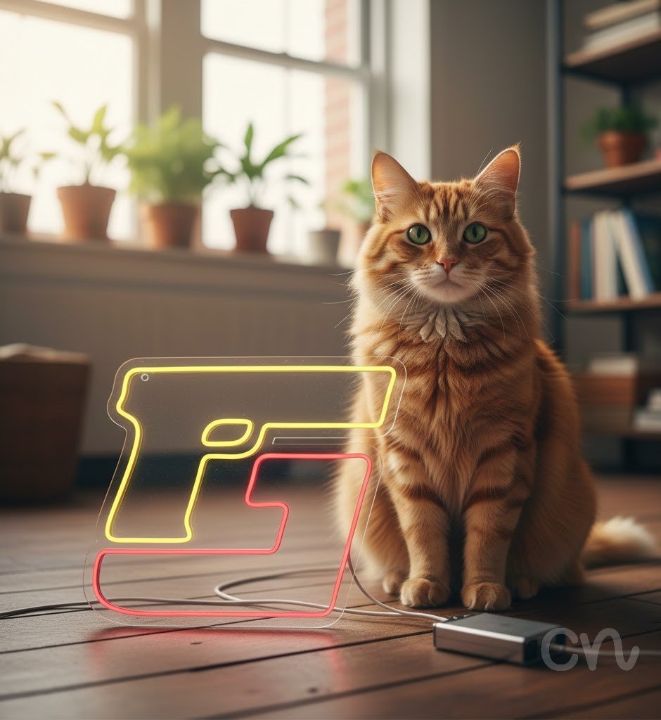 Custom Neon | Gf Neon Sign | 20x24 | Yellow Pink Neon Sign for Home Bar Bedroom Decor 2