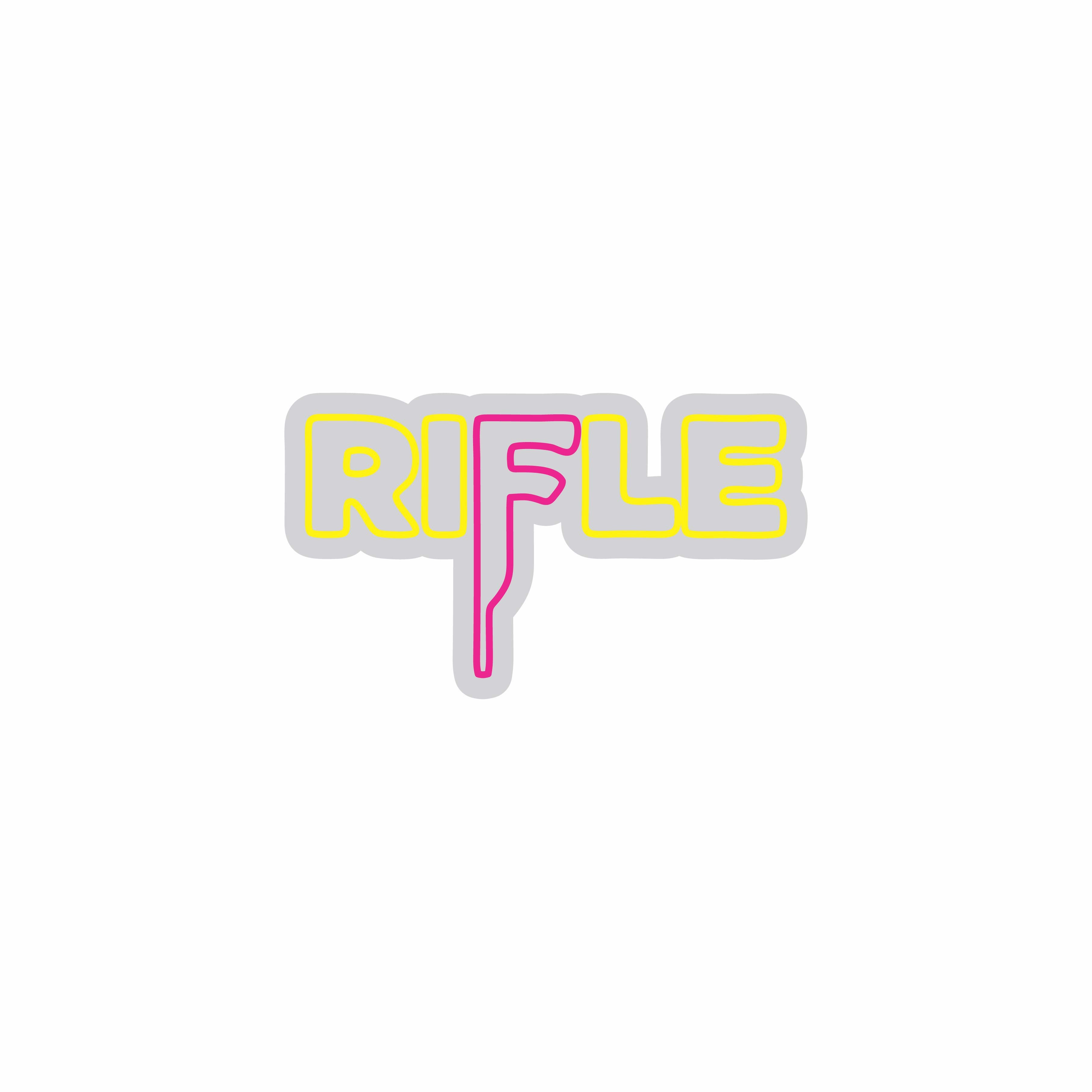 Custom Neon | Rifle Neon Sign | 12x24 | Yellow Pink Neon Sign for Wall Decor 3