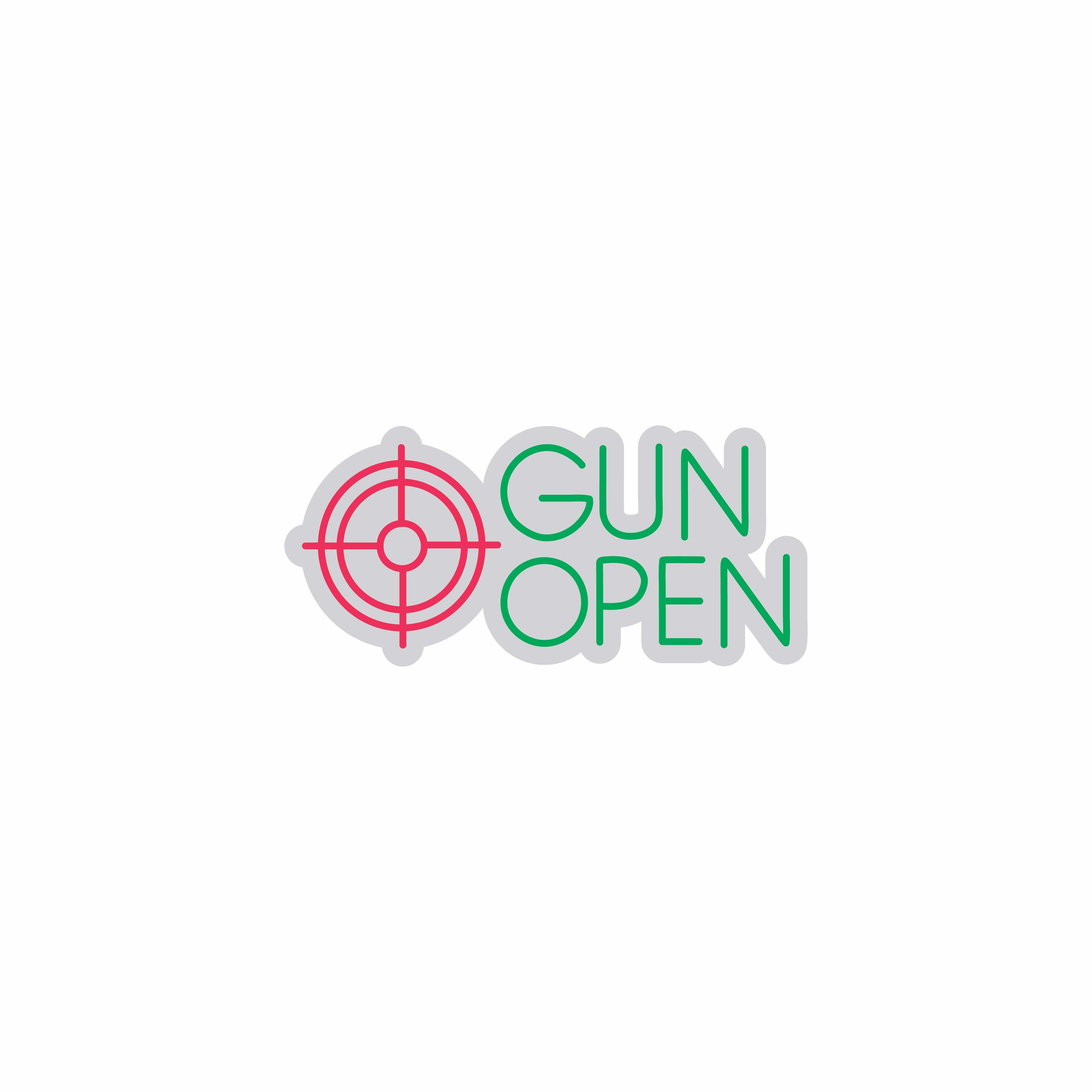 Custom Neon | Gun Open Neon Sign Neon Sign | 11x30 | Neon Green and Hot Pink 3