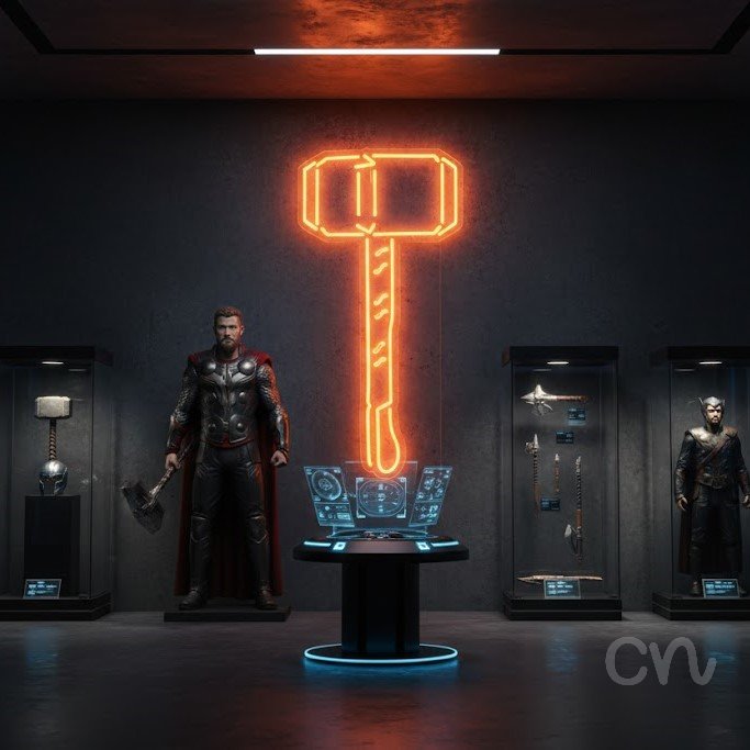 Custom Neon | Hammer Neon Sign | 22x13 | Orange Light Decor for Home and Bar 2