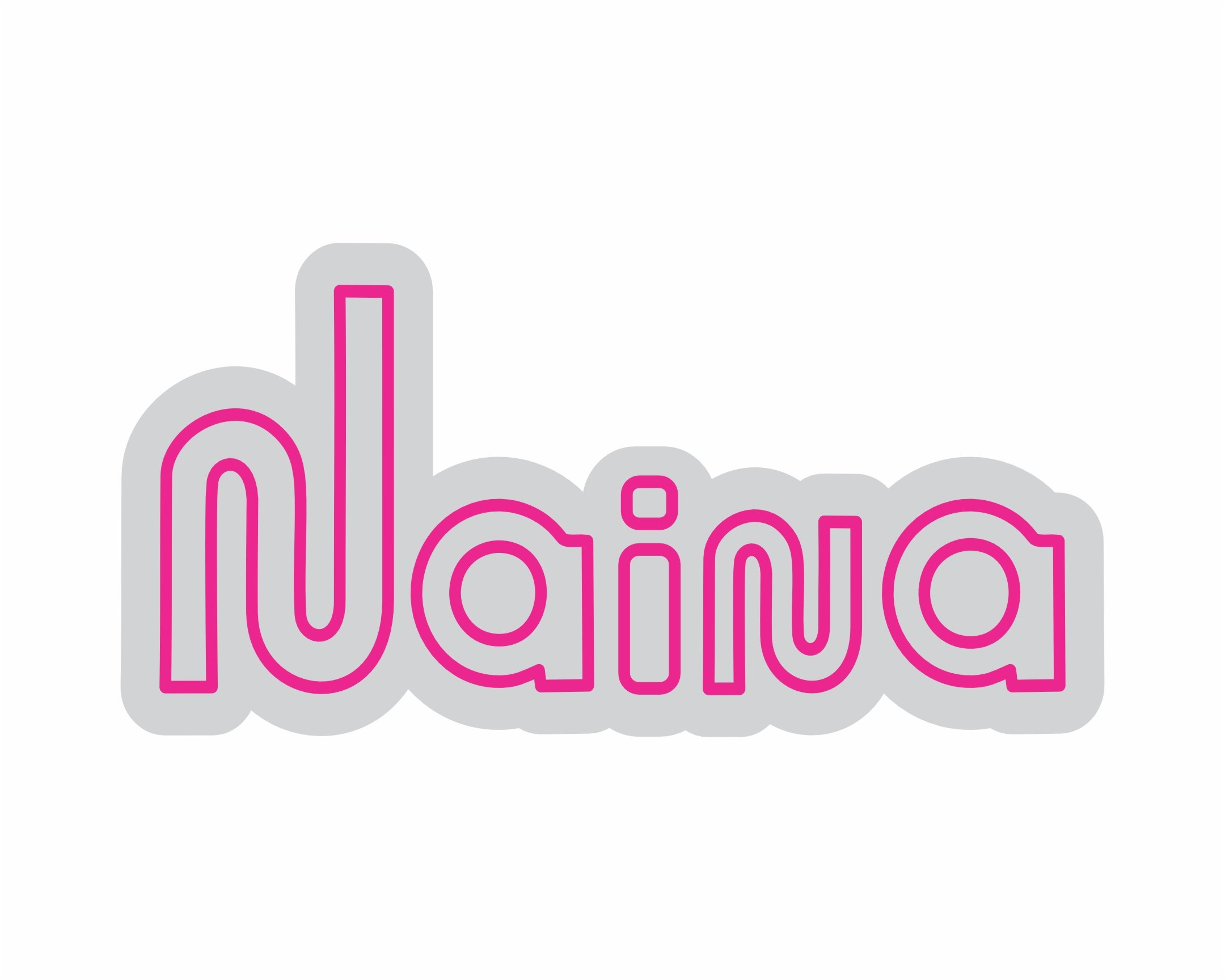 Custom Neon | Naina Neon Sign | 12x24 | Hot Pink Neon Sign for Wall Decor and Rooms 3