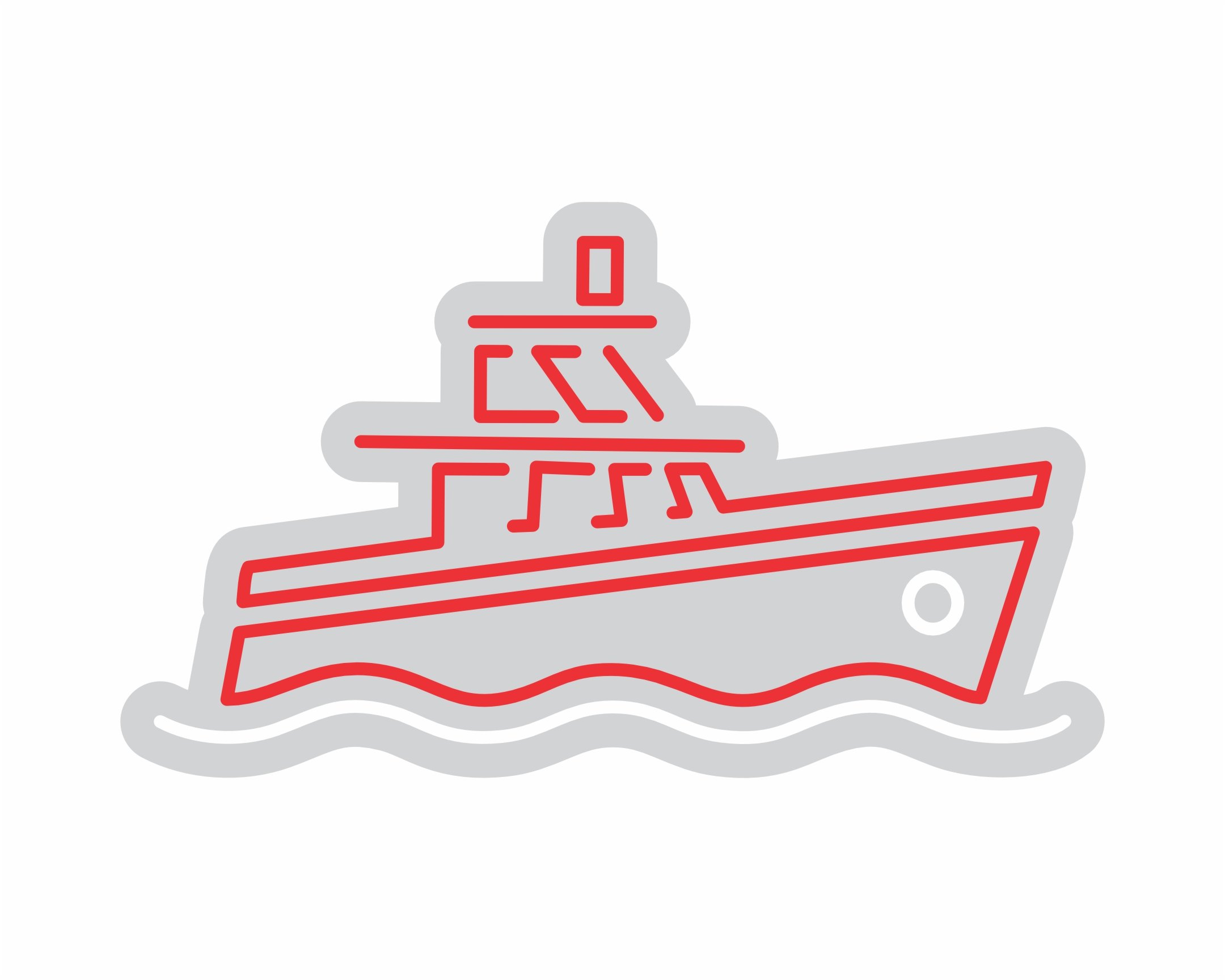 Custom Neon | Ship Design Neon Sign | 14x24 | Red, Bright and Eye-catching Sign 3