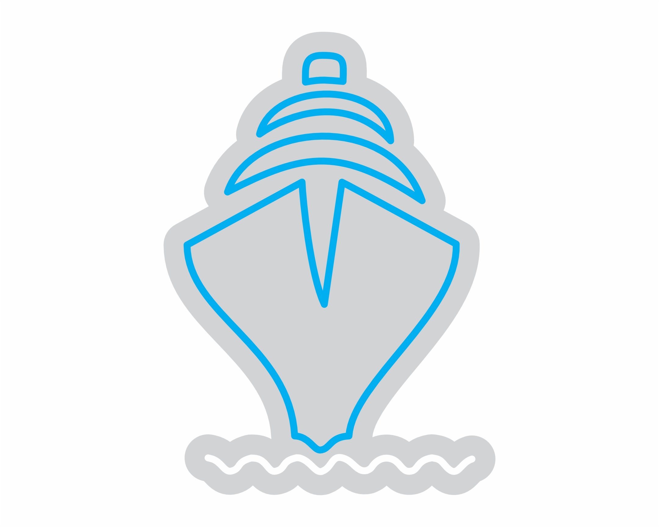 Custom Neon | Ship Neon Sign | 21x15 Inches | Ice Blue Neon Sign for Home Decor 3