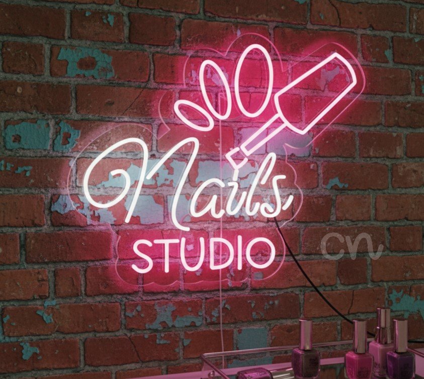 Custom Neon | Custom Neon Sign | 24x20 | Pink & White