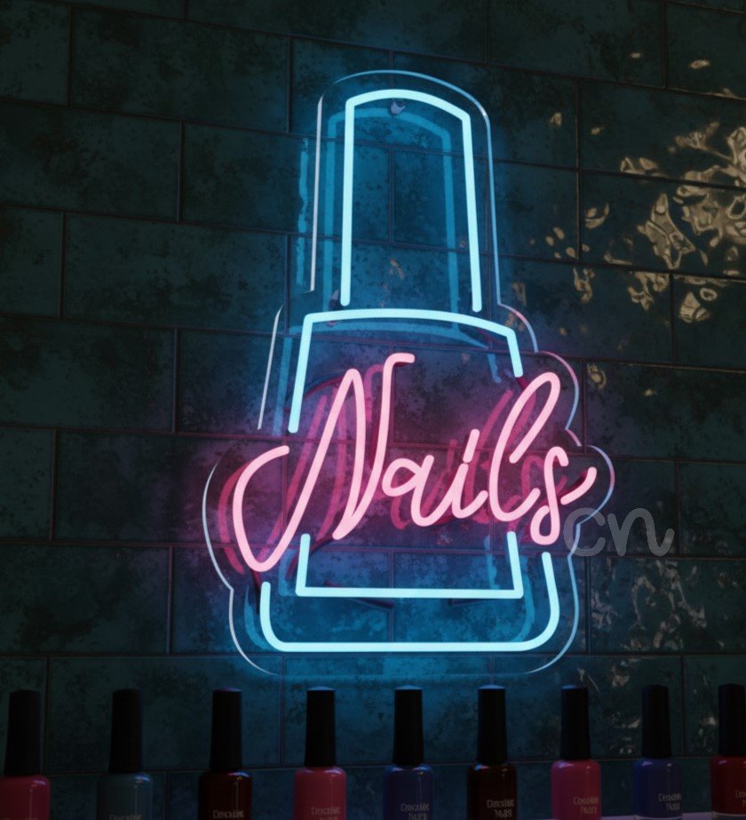 Nails Shop Neon Sign