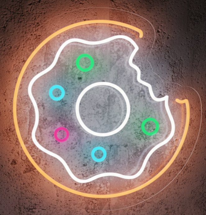 Donut Neon Sign