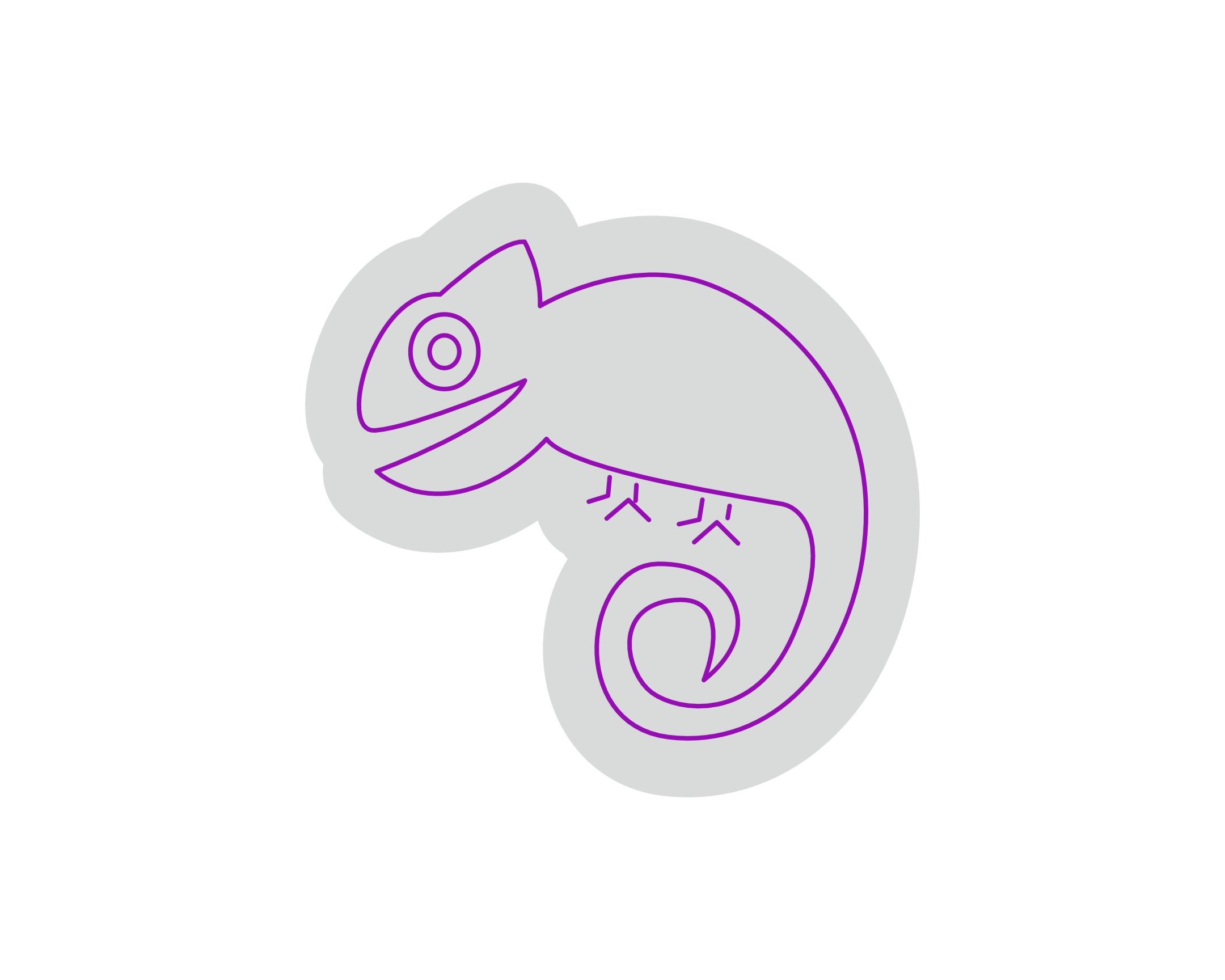 Custom Neon | Chameleon Neon Sign | 15x15 | Purple Neon Sign for Bedroom or Bar 3