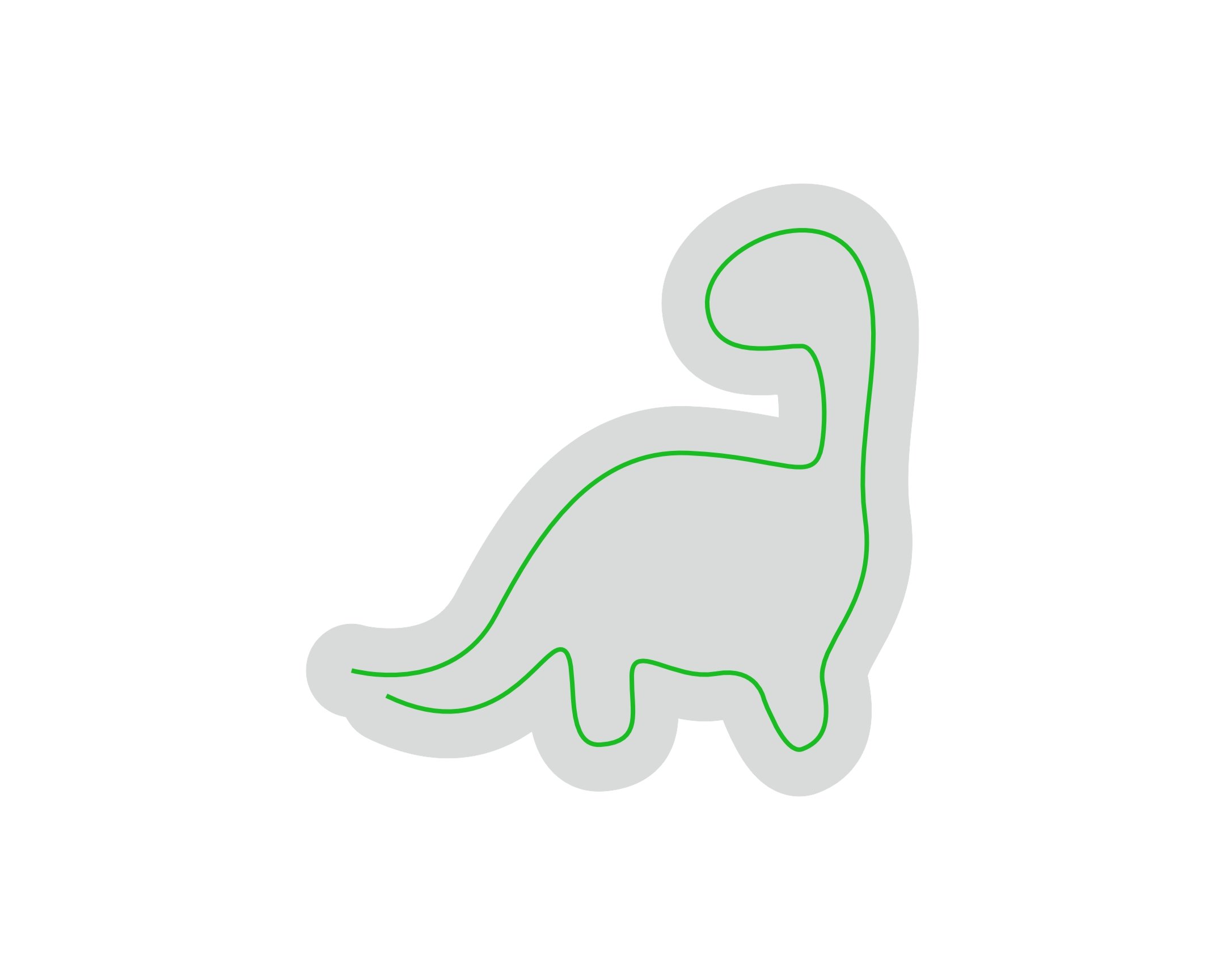 Custom Neon | Dinosaur Neon Sign | 15x15 | Green Neon Sign for Room Decor and Wall Art 3