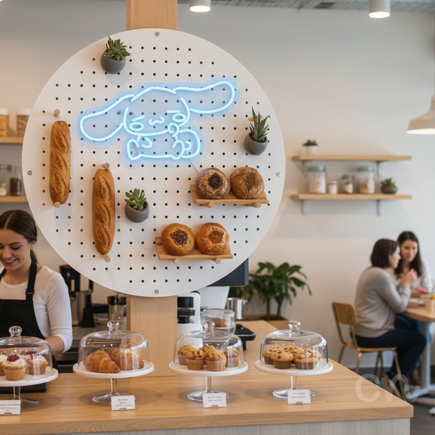 Custom Neon | Cartoon Dog Neon Sign | Size Not Specified | Ice Blue Neon Sign 2