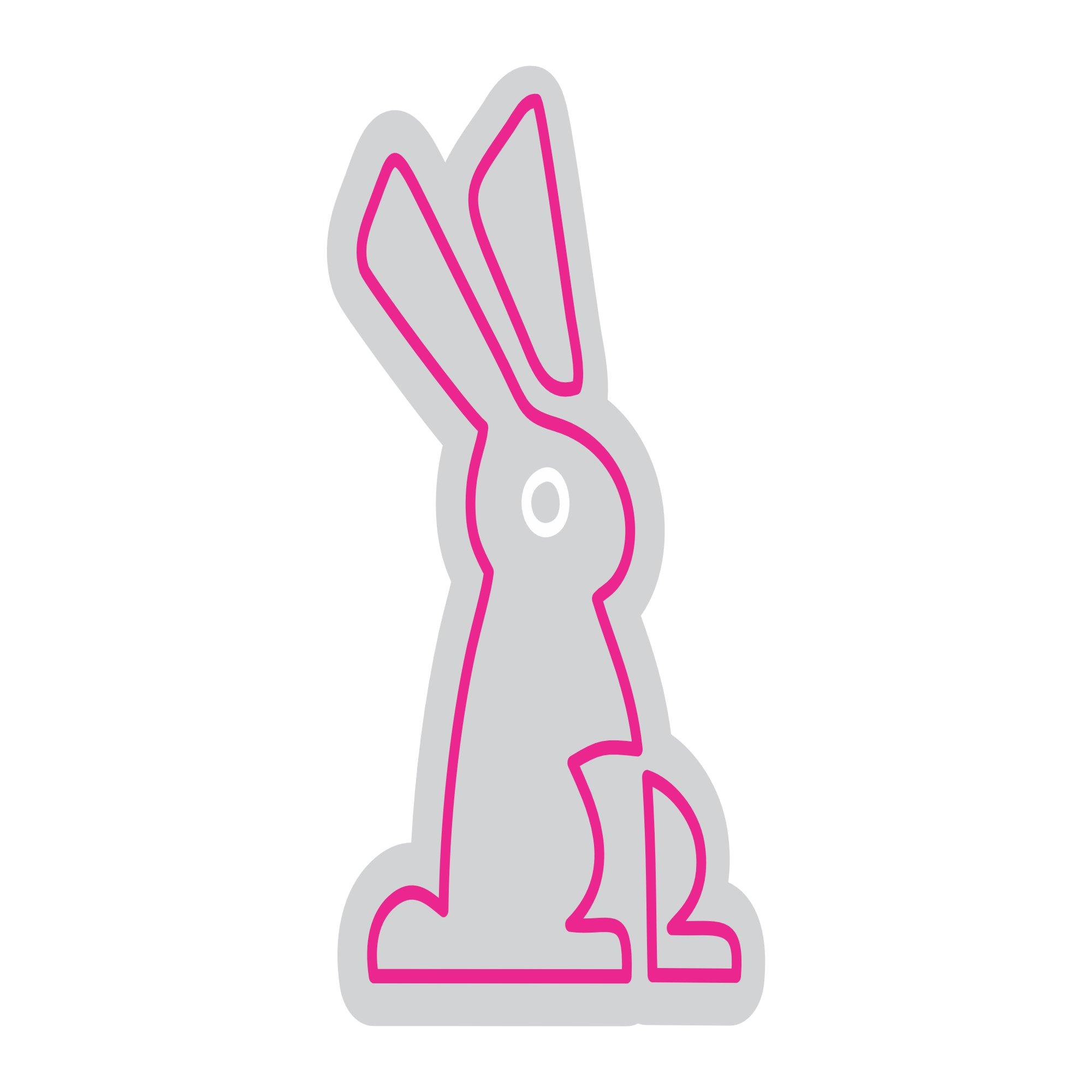 Custom Neon | Rabbit Neon Sign | 21x14 Inches | Hot Pink LED Neon Sign for Room Decor 3