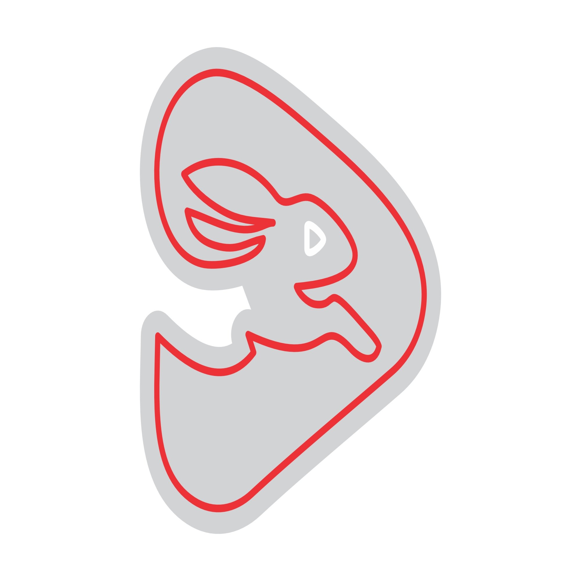 Custom Neon | Rabbit Design Neon Sign | 20x18 | Red Color for Bedroom, Bar, or Lounge 3