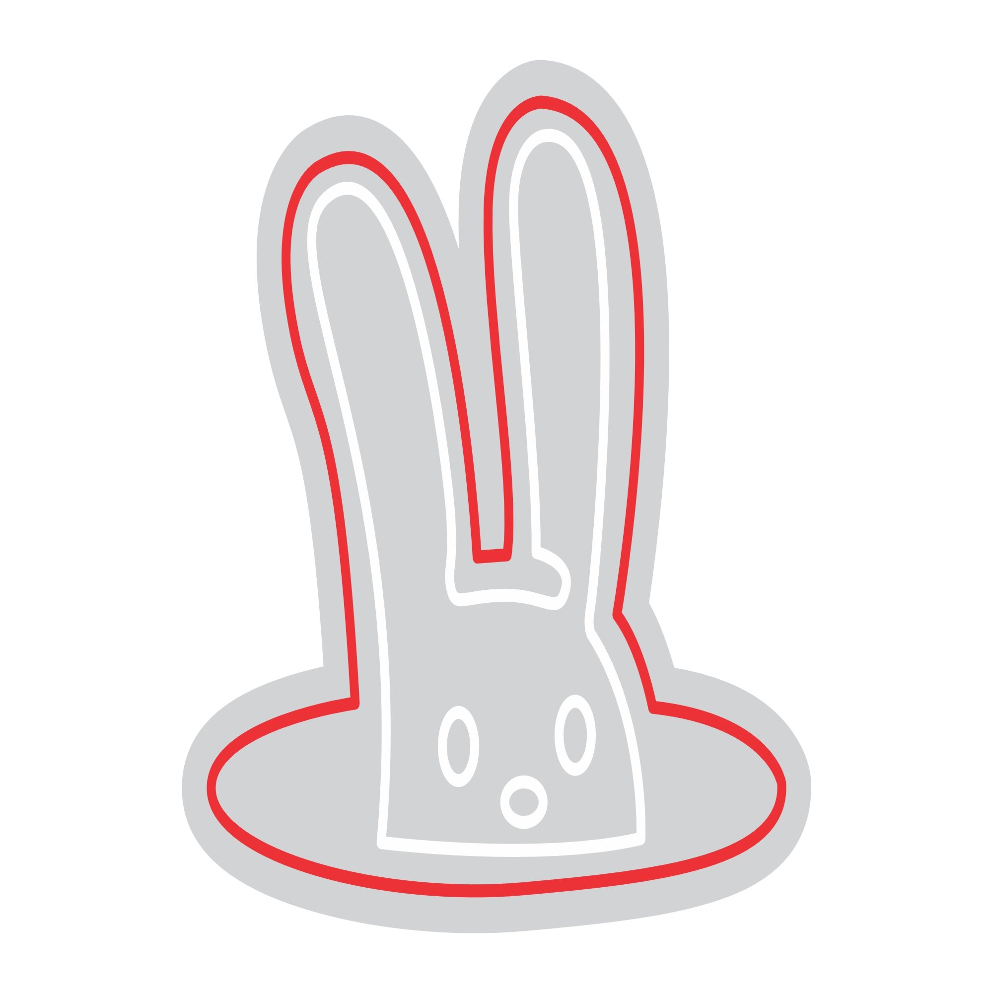 Custom Neon | Rabbit in Hat Neon Sign | 21x22 | Red Neon Sign for Magic Themed Decor 3