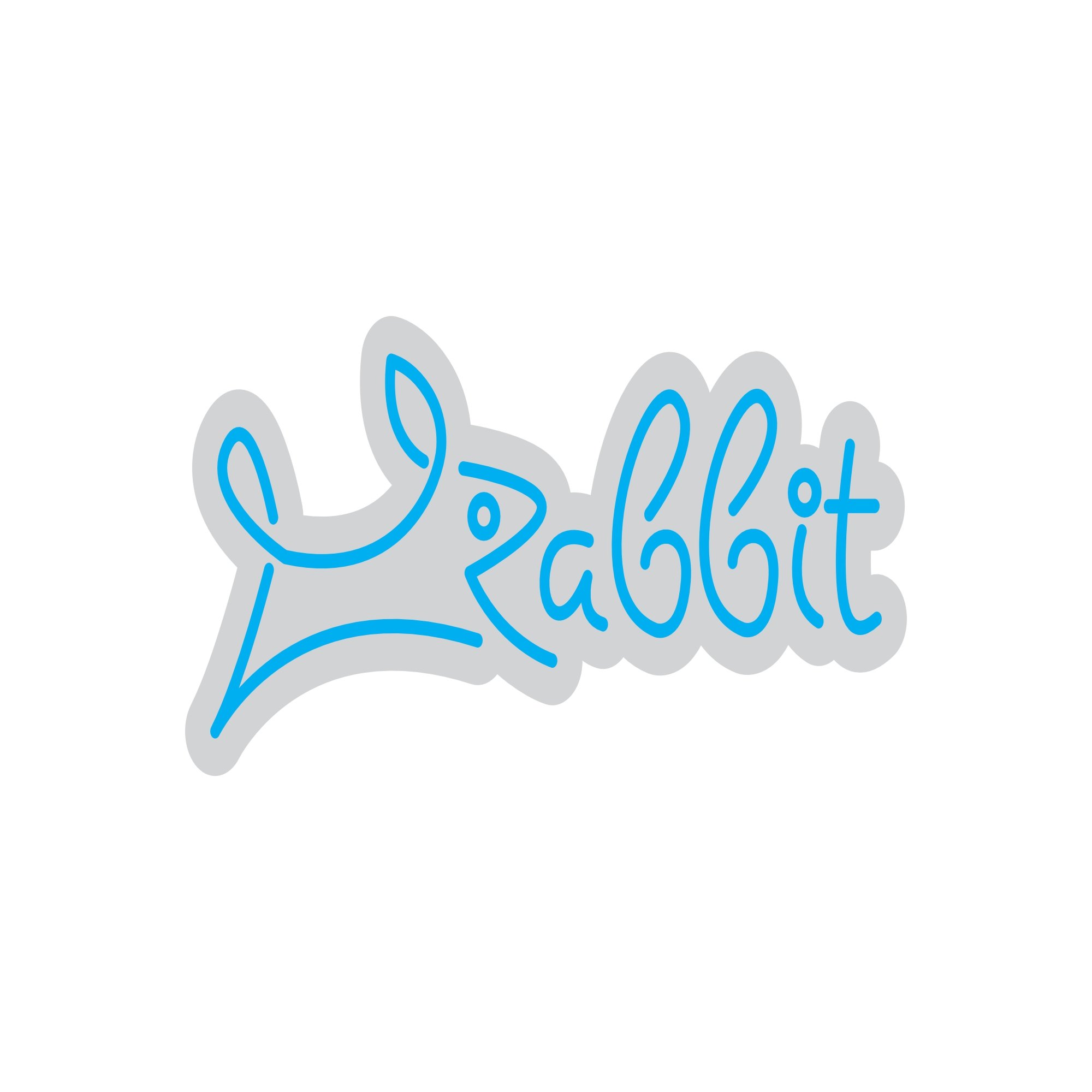 Custom Neon | Rabbit Neon Sign | 10x23 | Ice Blue Neon Sign for Home Decor and Lounge 3
