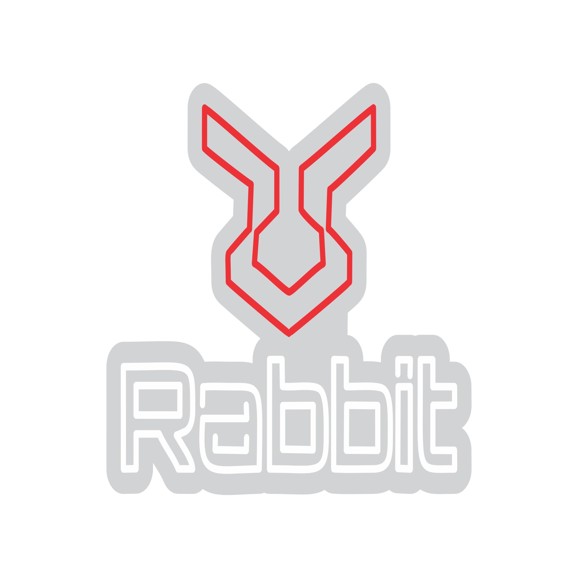 Custom Neon | Rabbit Neon Sign | 17x22 | Red and White Neon Sign for Home Decor 3
