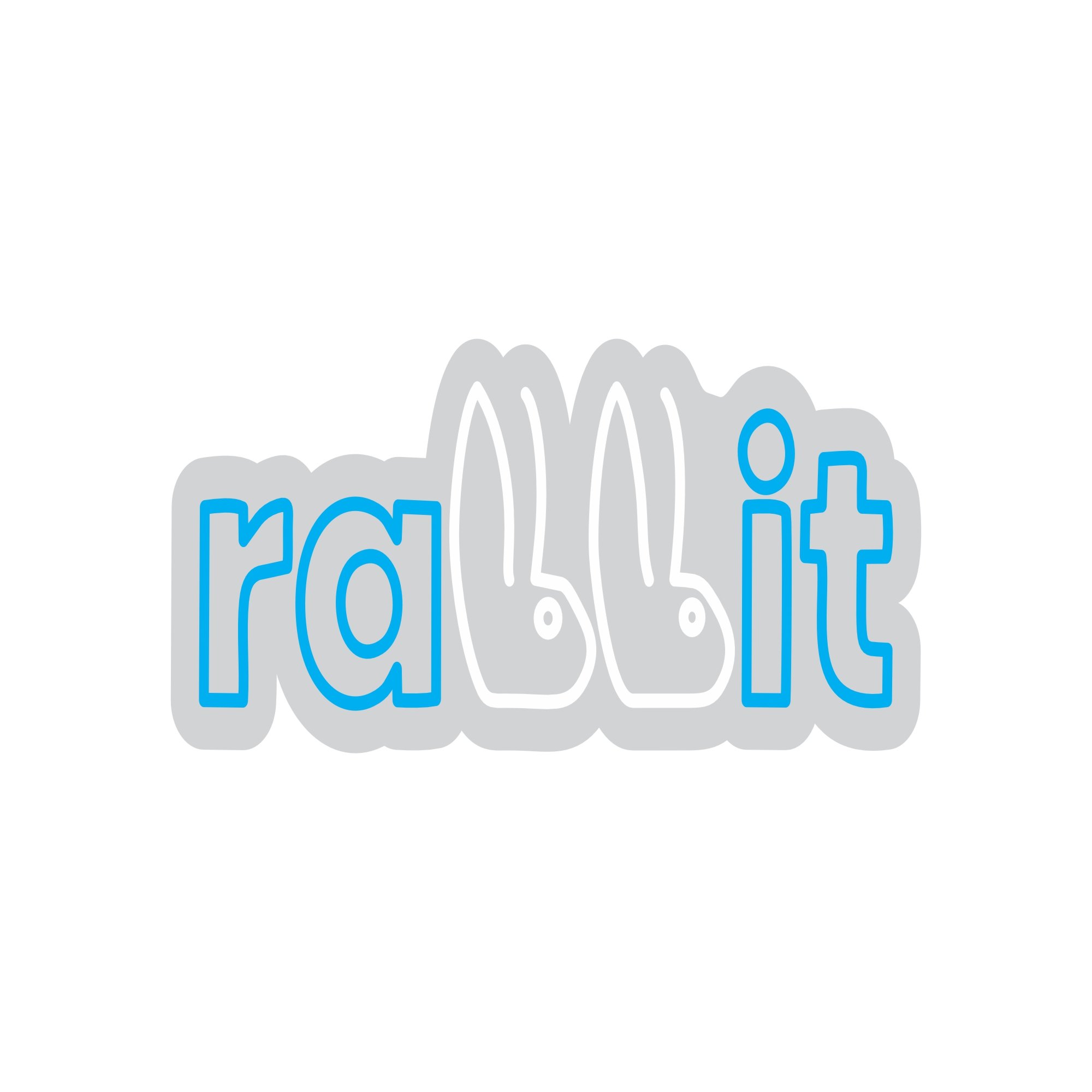 Custom Neon | Rabbit Neon Sign | 9x24 | Blue and White Neon Sign for Bedroom and Decor 3