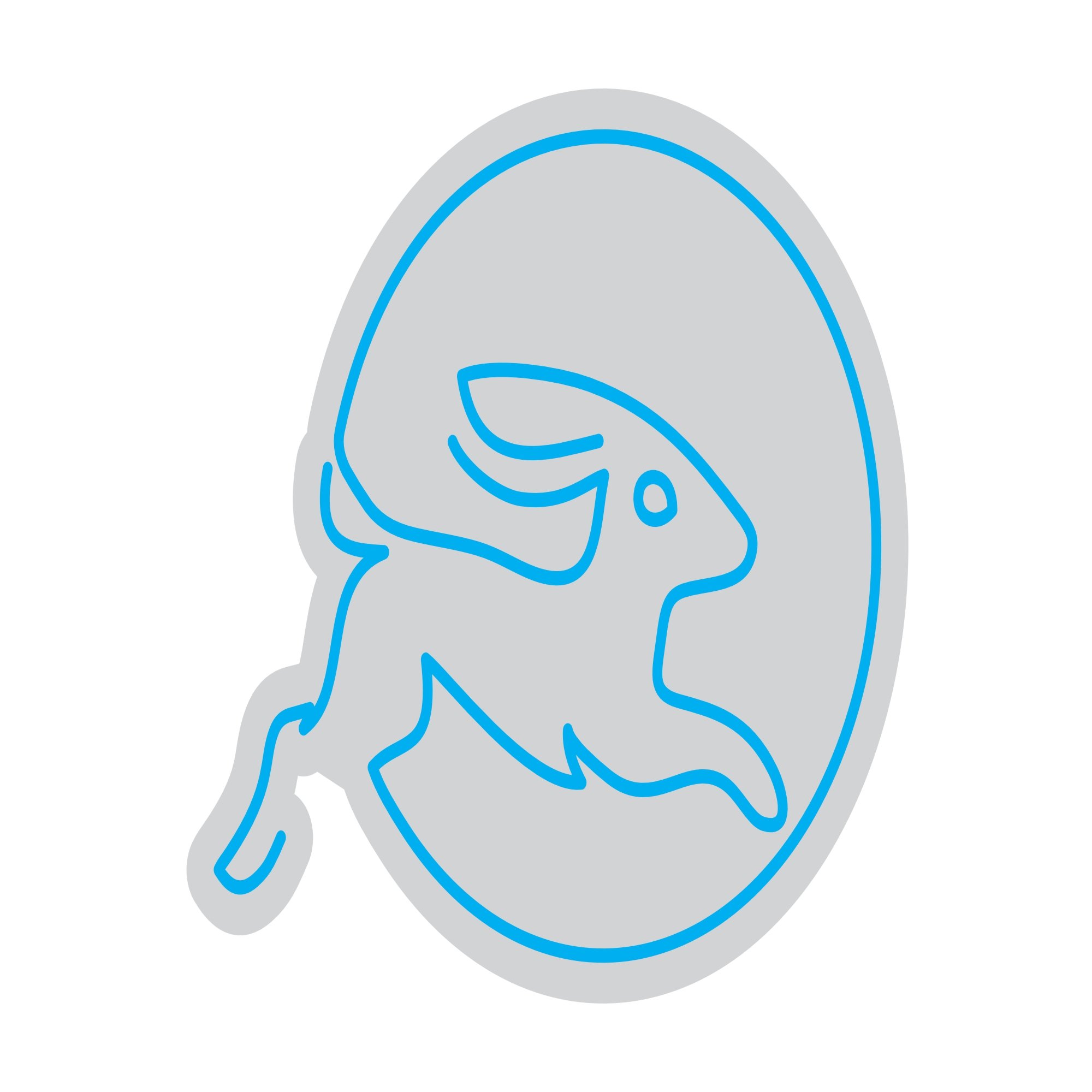 Custom Neon | Rabbit Neon Sign | 20x23 | Cool Blue Neon Sign for Decor and Wall Art 3