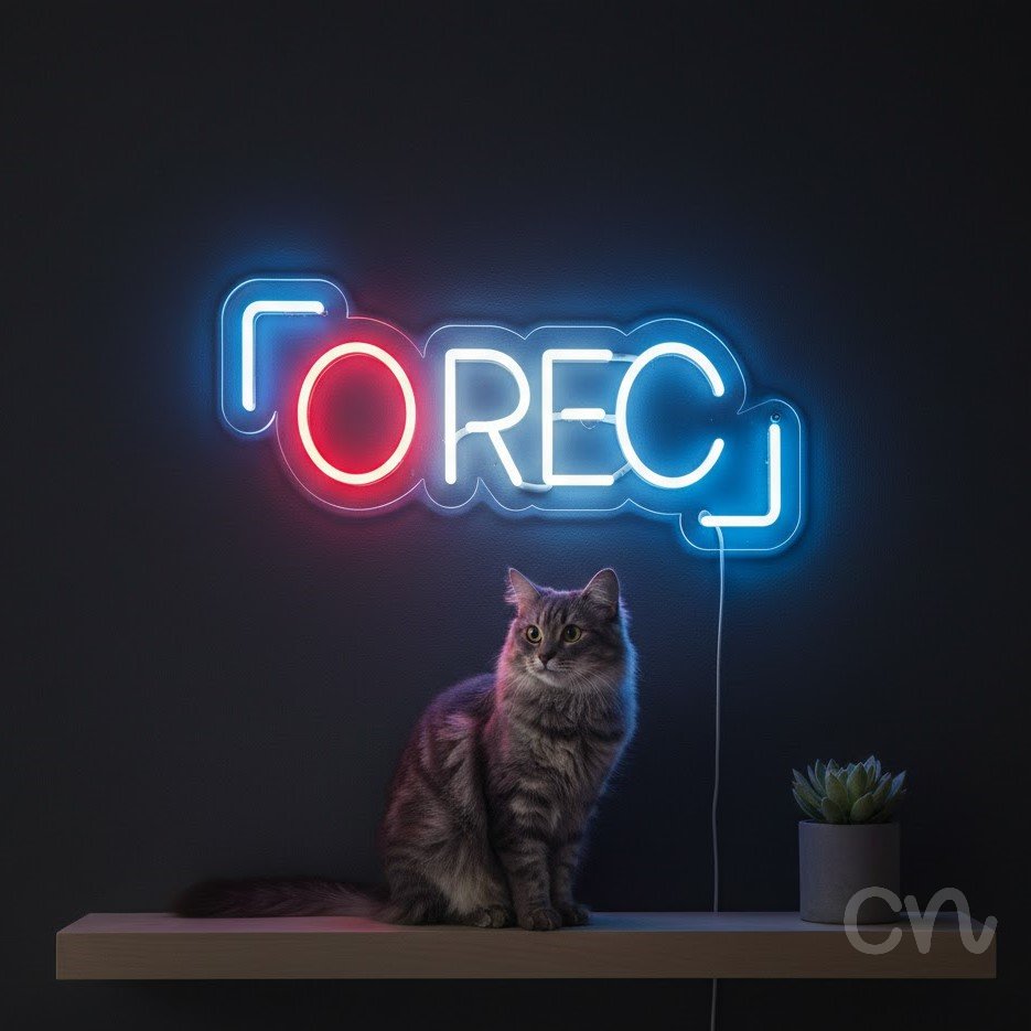 Custom Neon | [rec] Neon Sign | 9x24 | Red Neon Sign for Home Bar Bedroom Party Decor 2