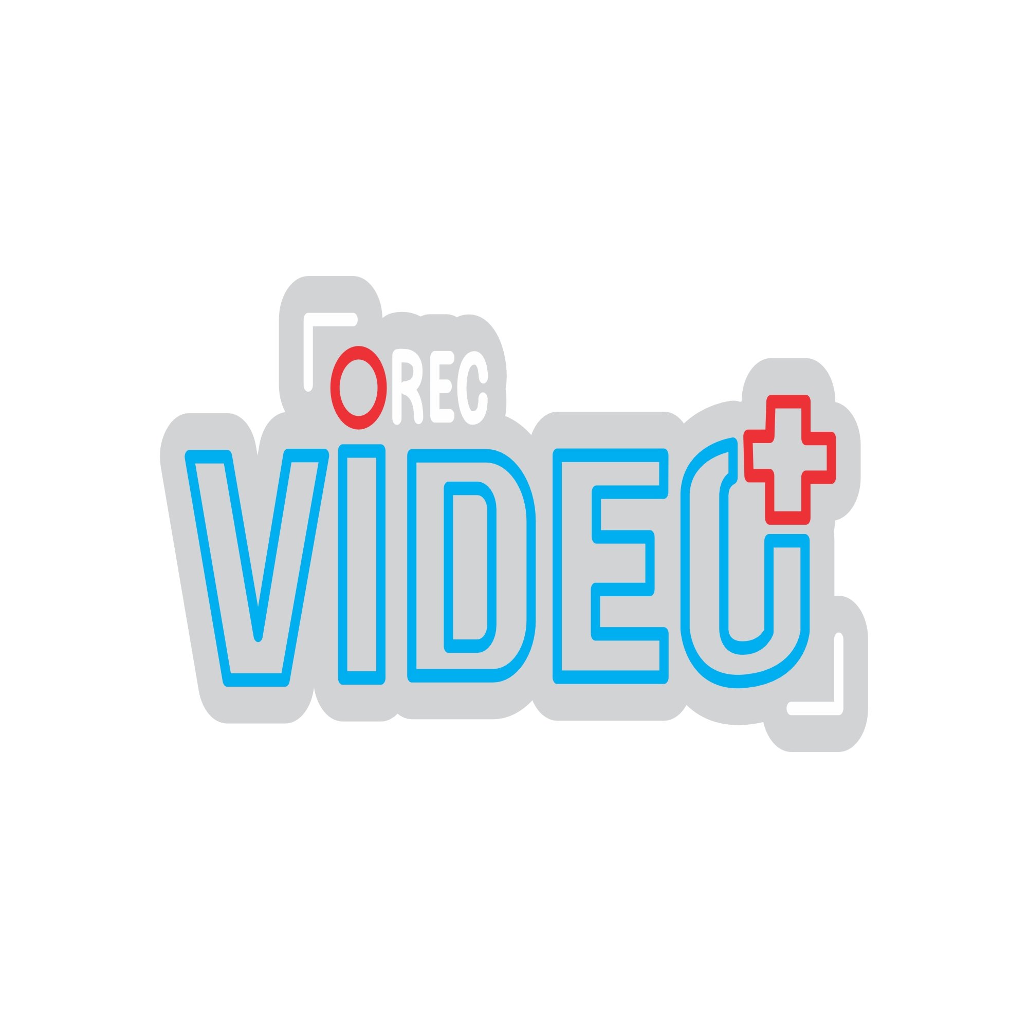 Custom Neon | Rec Video Neon Sign | 11x24 | Red and Blue Neon Sign for Decor 3